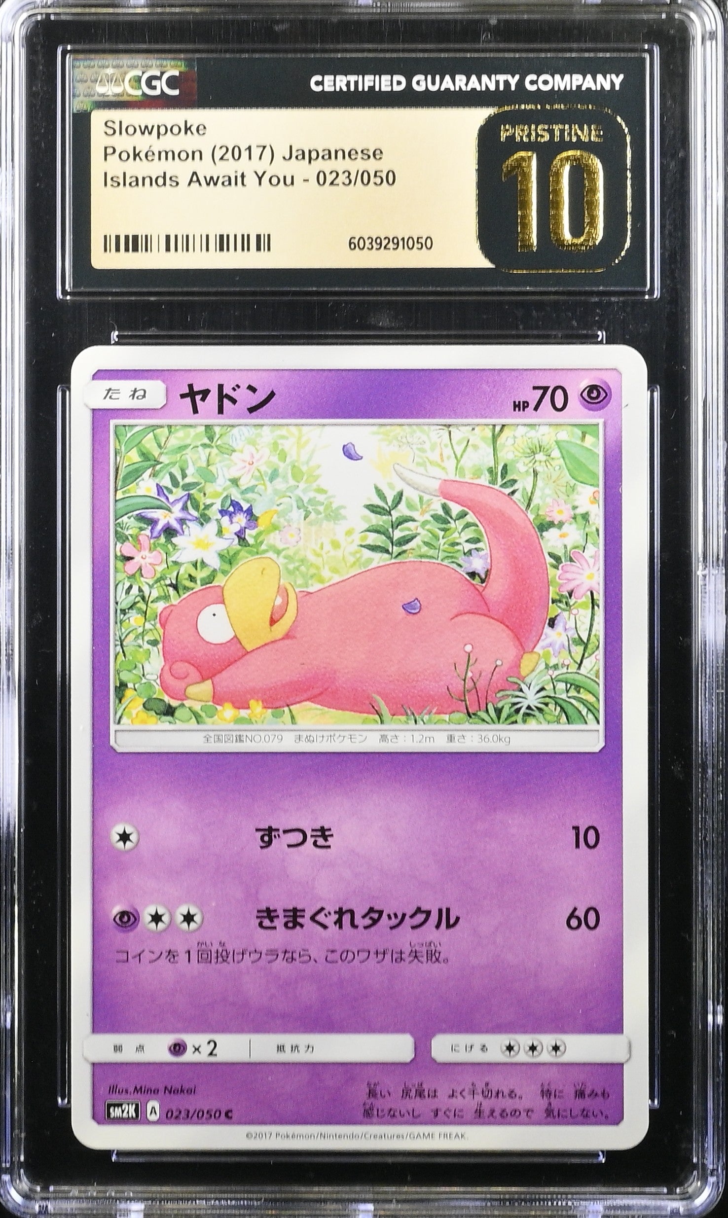 SLOWPOKE ISLANDS AWAIT YOU 023/050 POKEMON JAPANESE CGC 10 PRISTINE