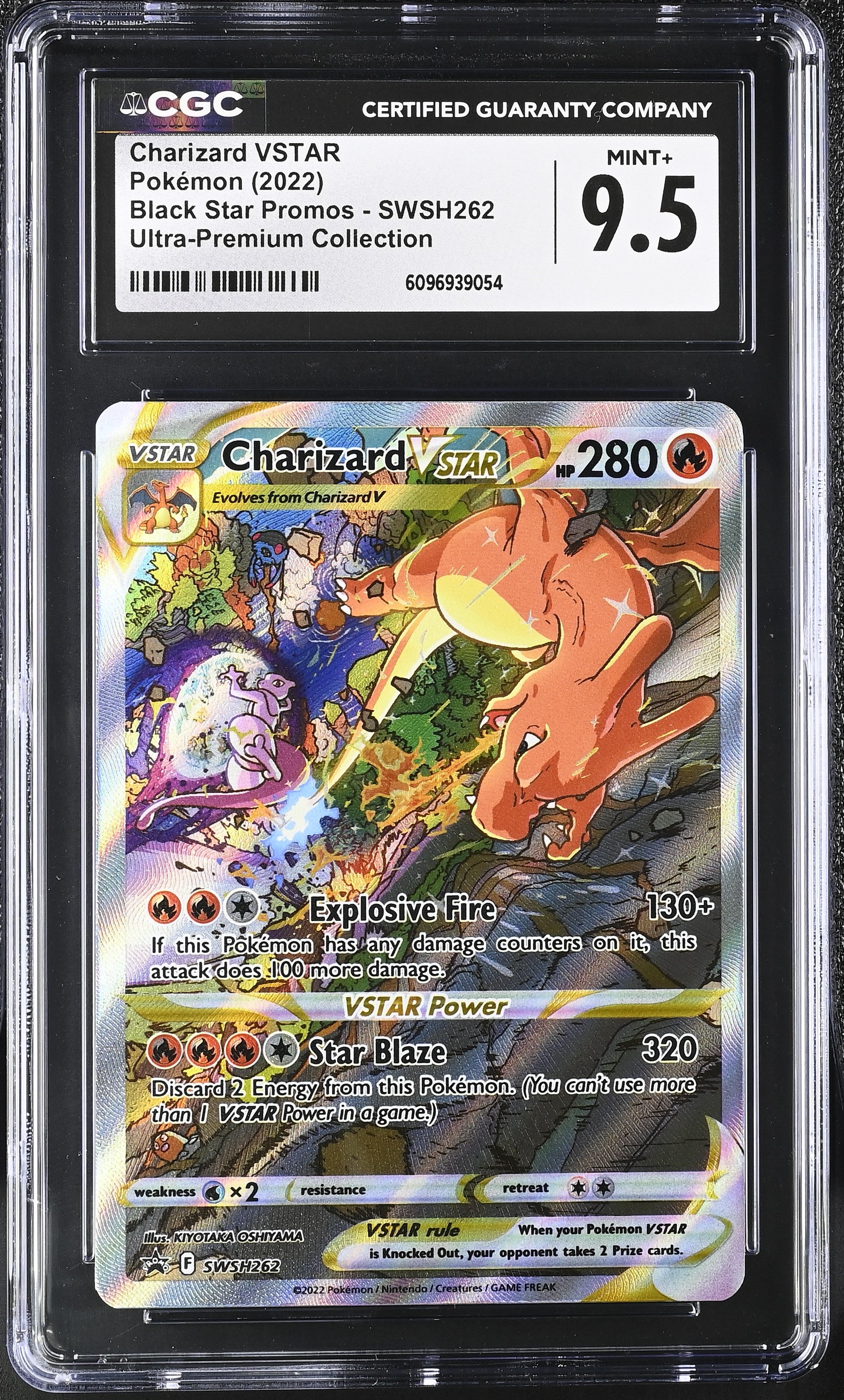 Charizard Vstar SWSH262 CGC 9.5 2022 Ultra Premium Collection Promo Pokemon