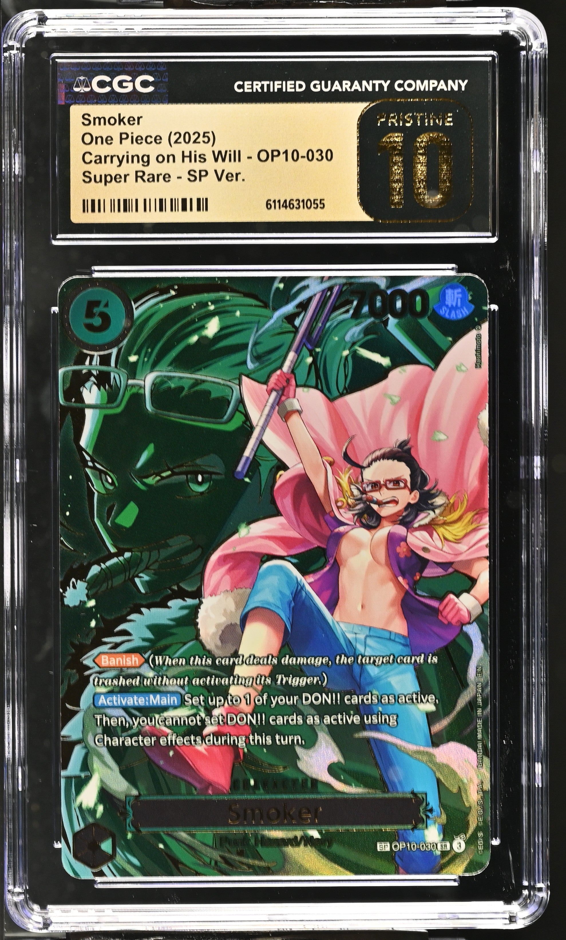 Smoker OP10-030 CGC 10 Pristine 2025 Sp Ver. Carrying On His Will One Piece