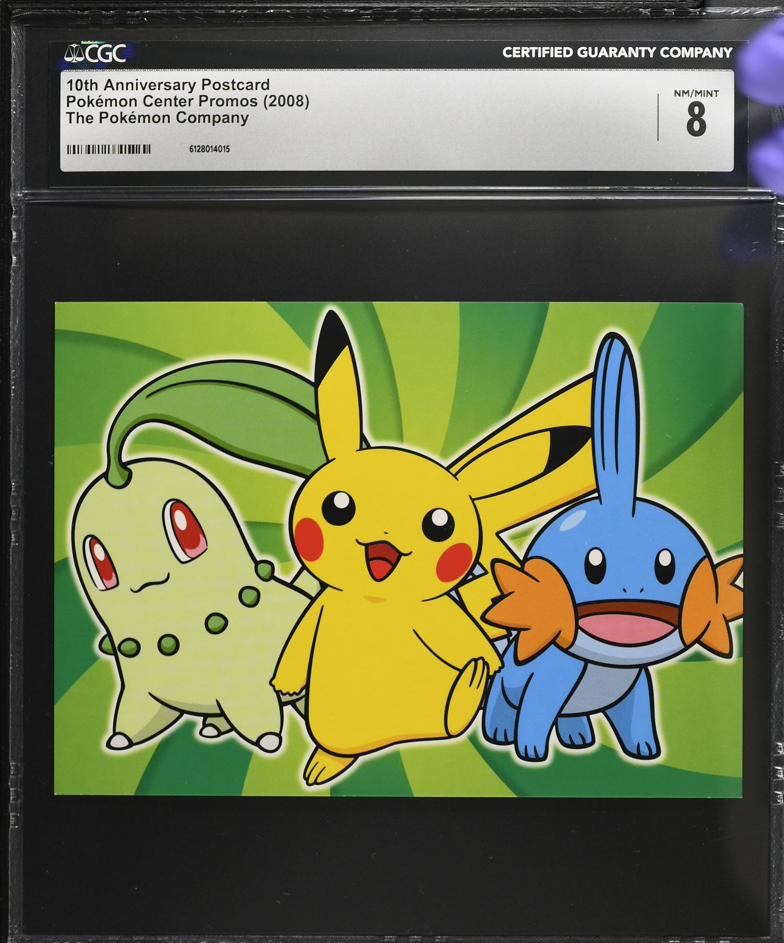 10th Anniversary Postcard CGC 8 2008 Pokemon Center Promo Postcard Japanese