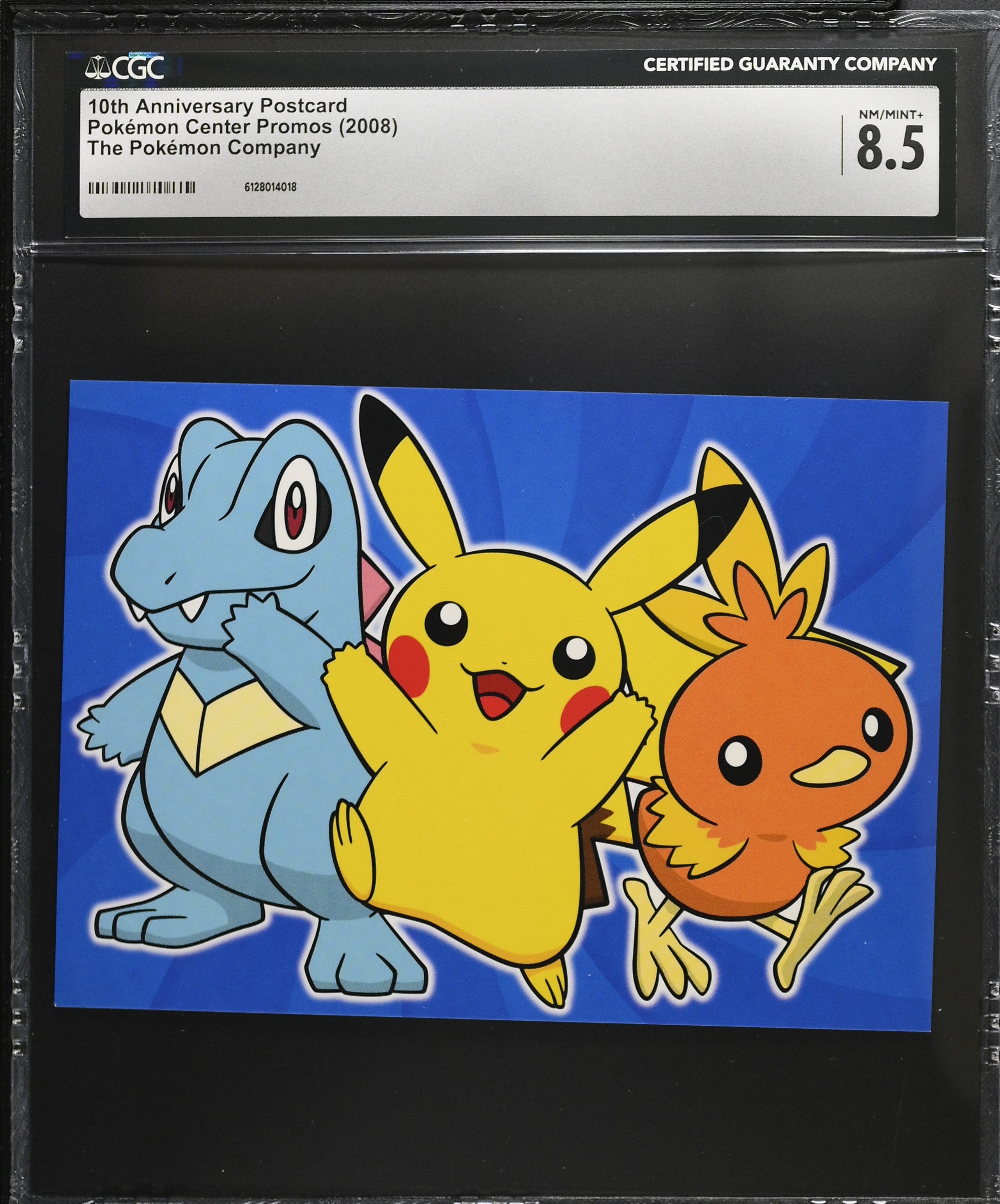 10th Anniversary Postcard CGC 8.5 2008 Pokemon Center Promo Postcard Japanese