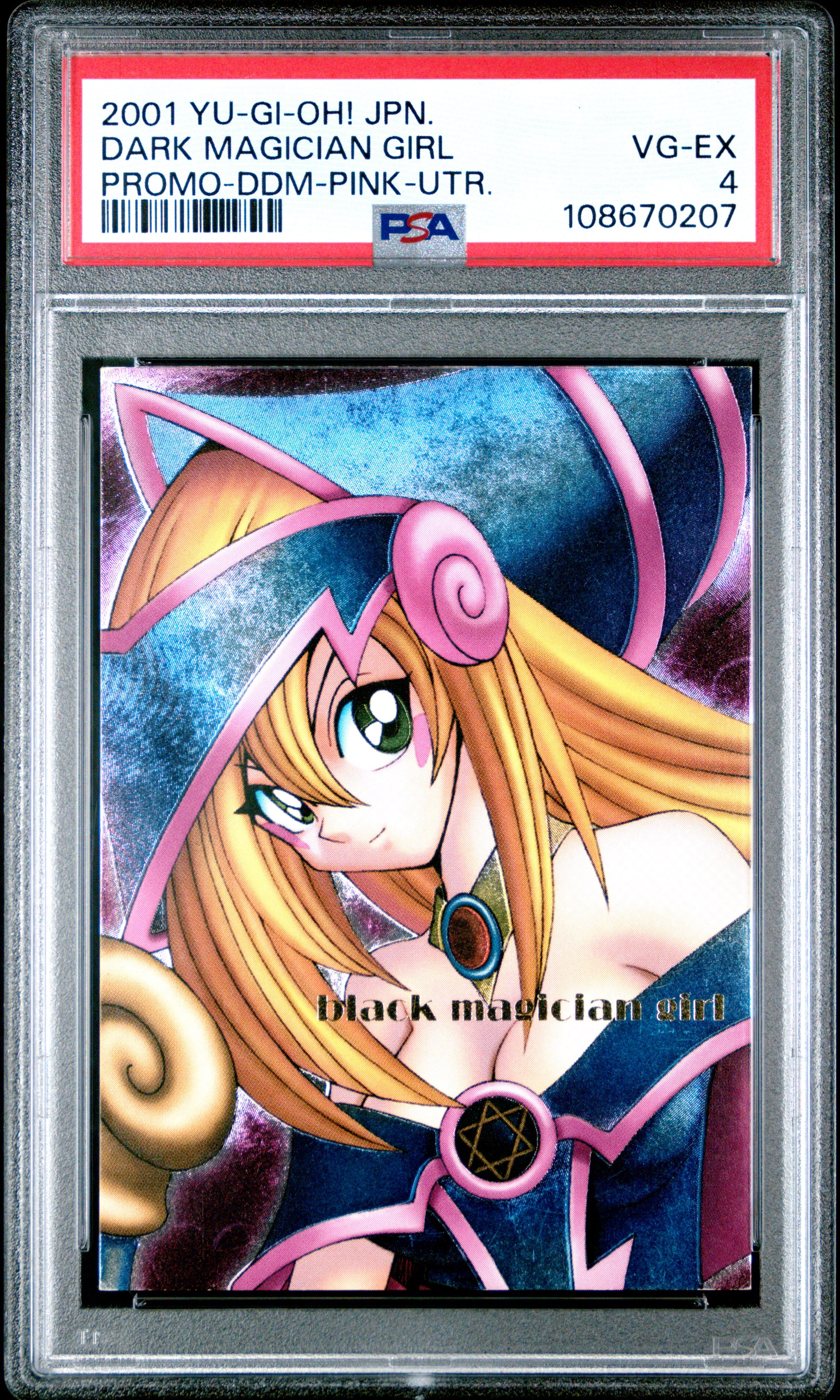 Dark Magician Girl PSA 4 2001 Dungeon Dice Monsters Pink Ultimate Rare Yugioh