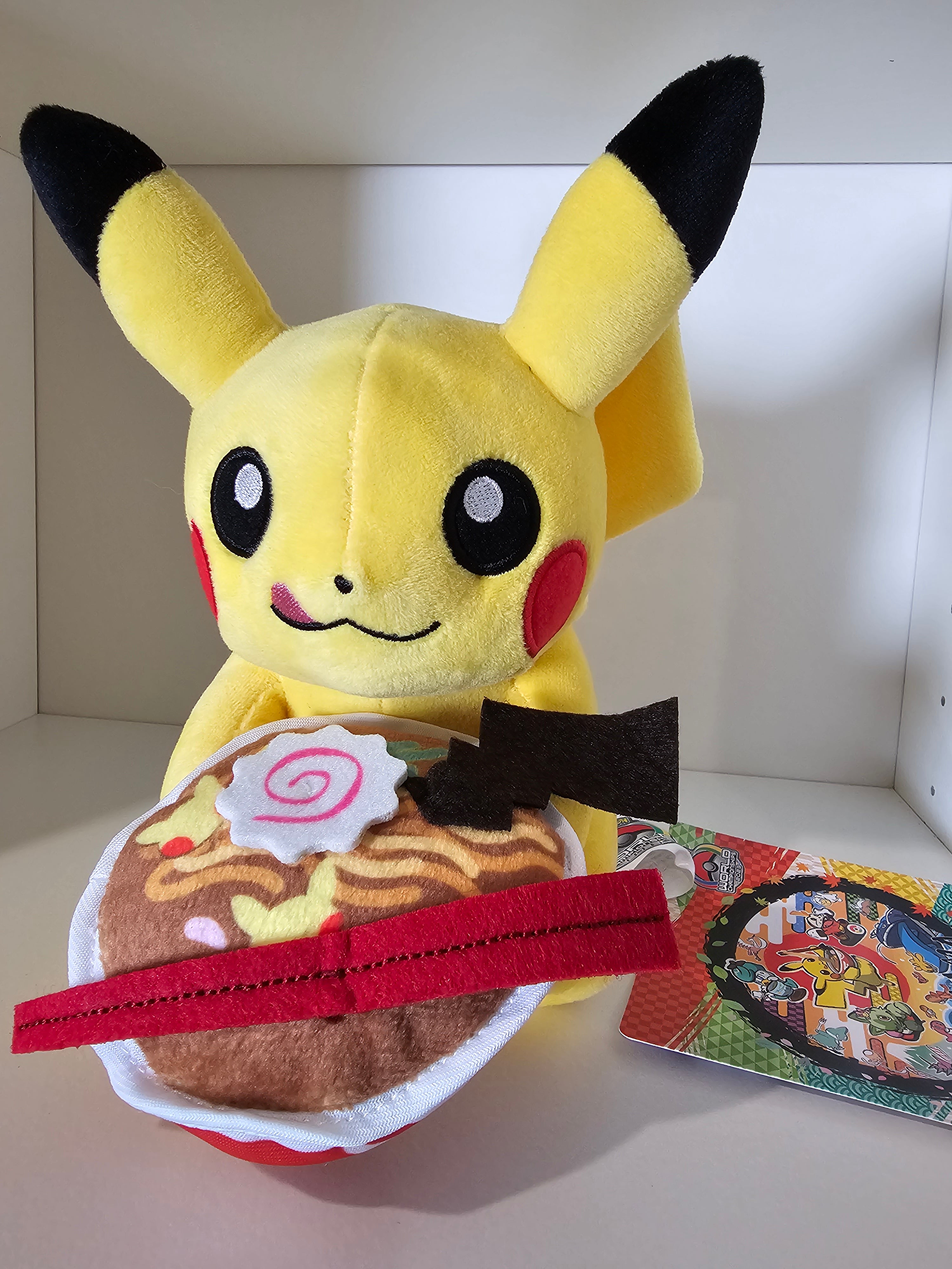 Ramen Pikachu Japanese 2023 World Championship Plush Pokemon