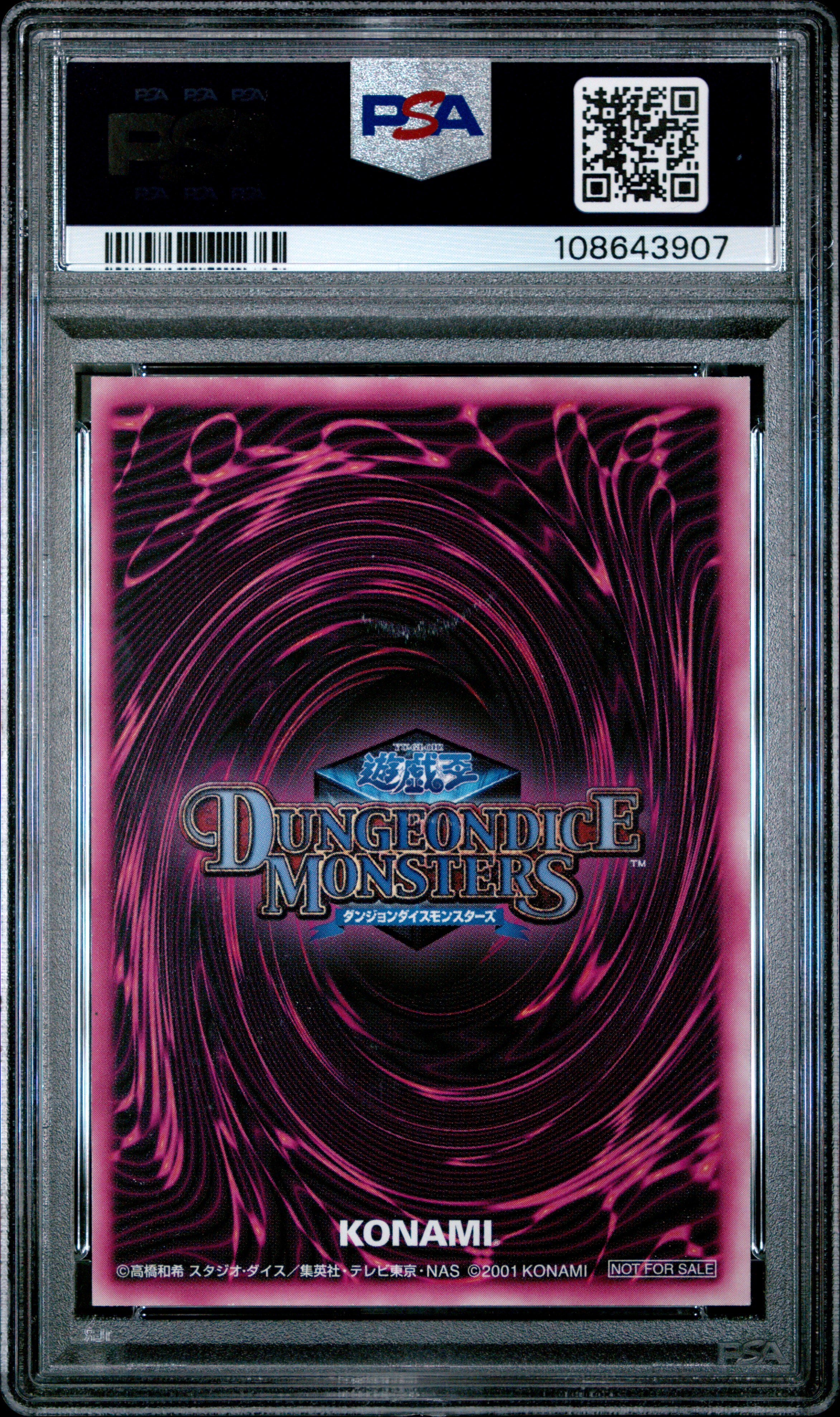 Dark Magician Girl PSA 5 2001 Dungeon Dice Monsters Green Iltimate Rare Yugioh