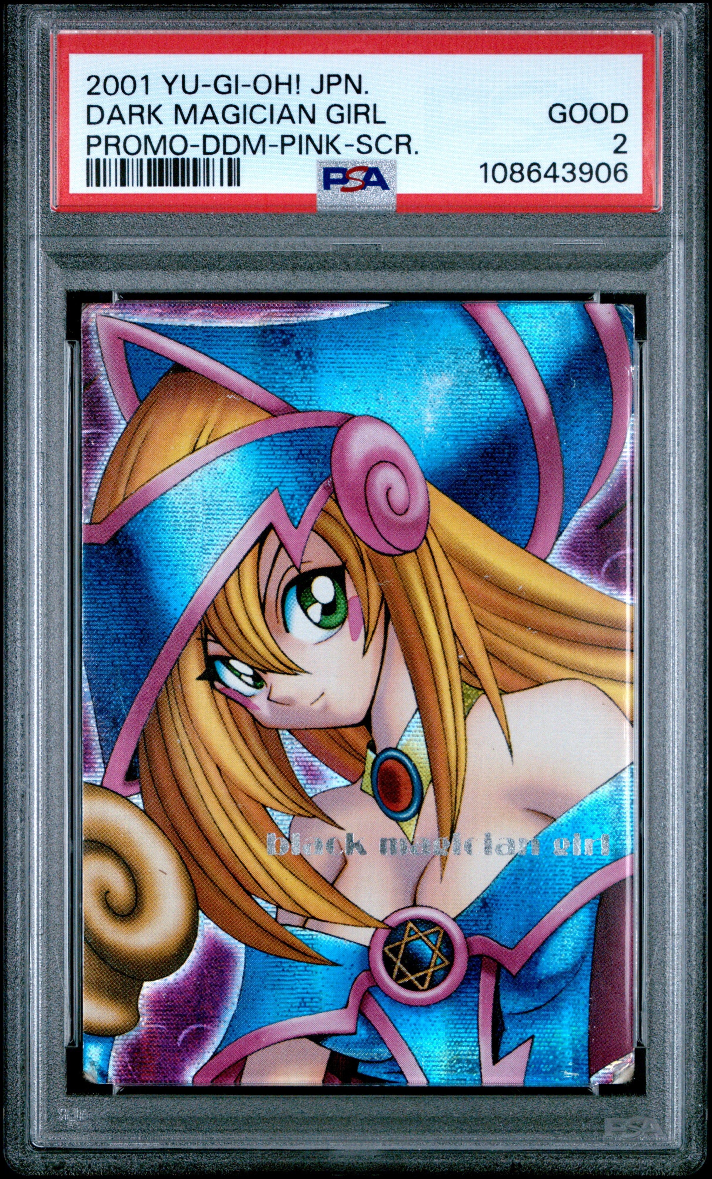 Dark Magician Girl PSA 2 2001 Dungeon Dice Monsters Pink Rare Yugioh Japanese