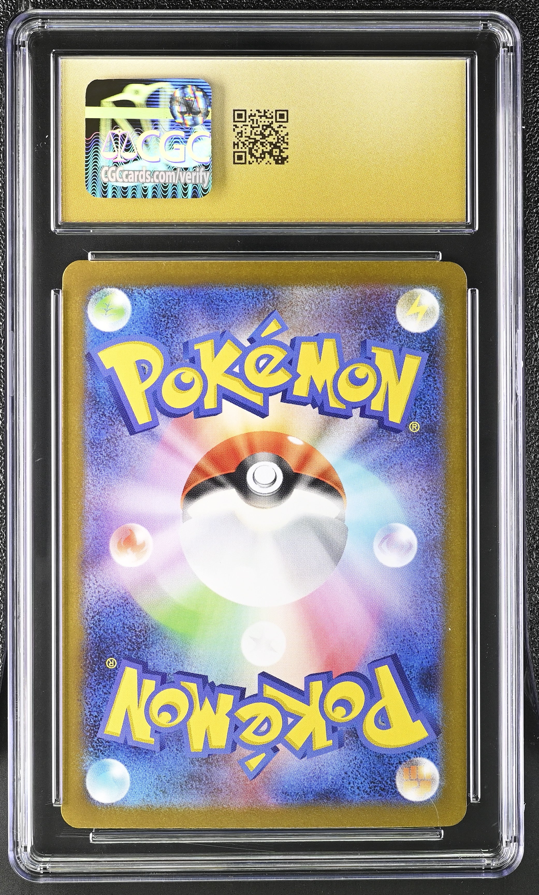 Golett 128/086 CGC 10 Pristine 2025 Art Rare Holo Black Bolt Pokemon Japanese