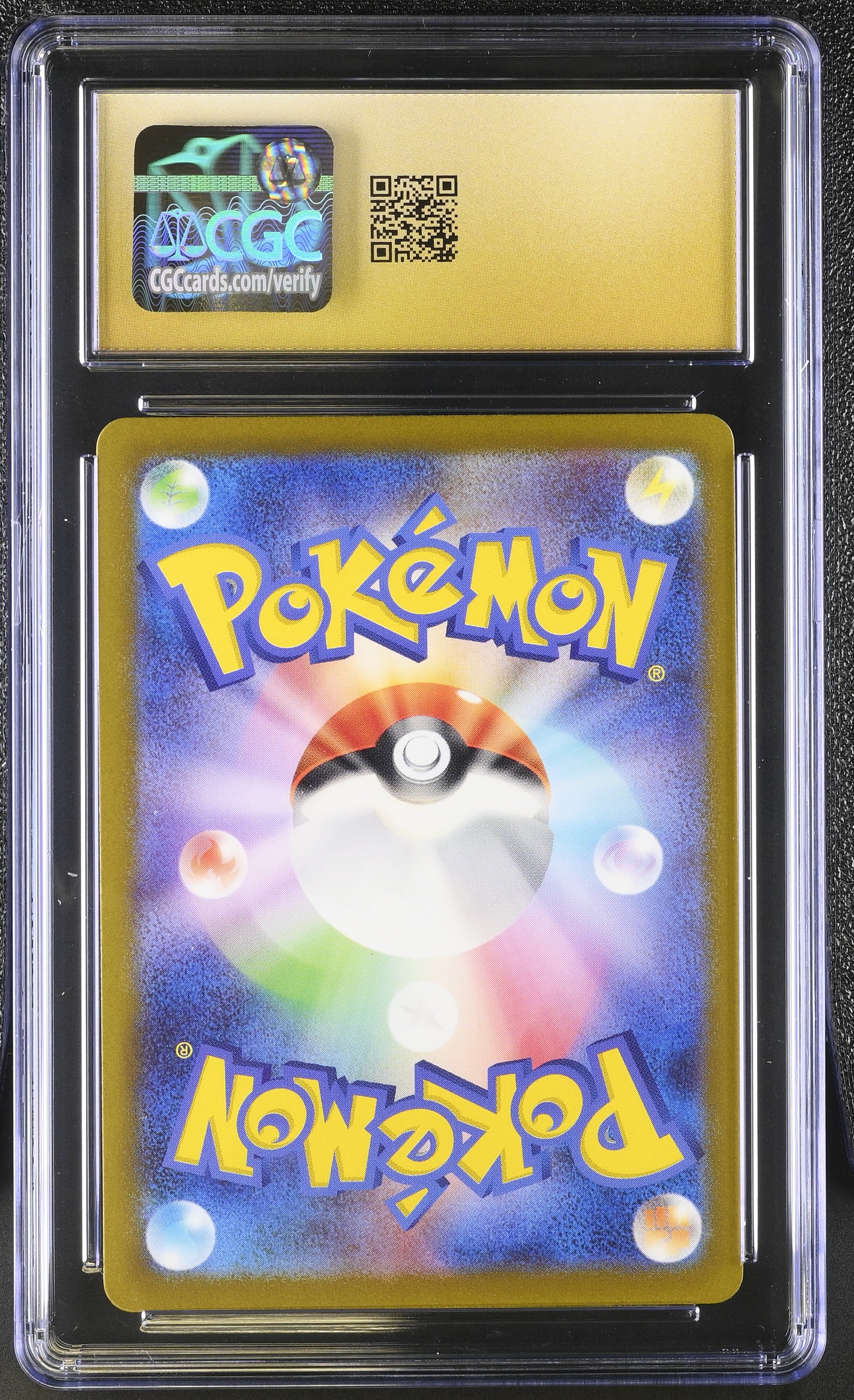 Houndour 115/108 CGC 10 Pristine 2023 Art Rare Holo Ruler Of The Black Flame Pokemon Japanese