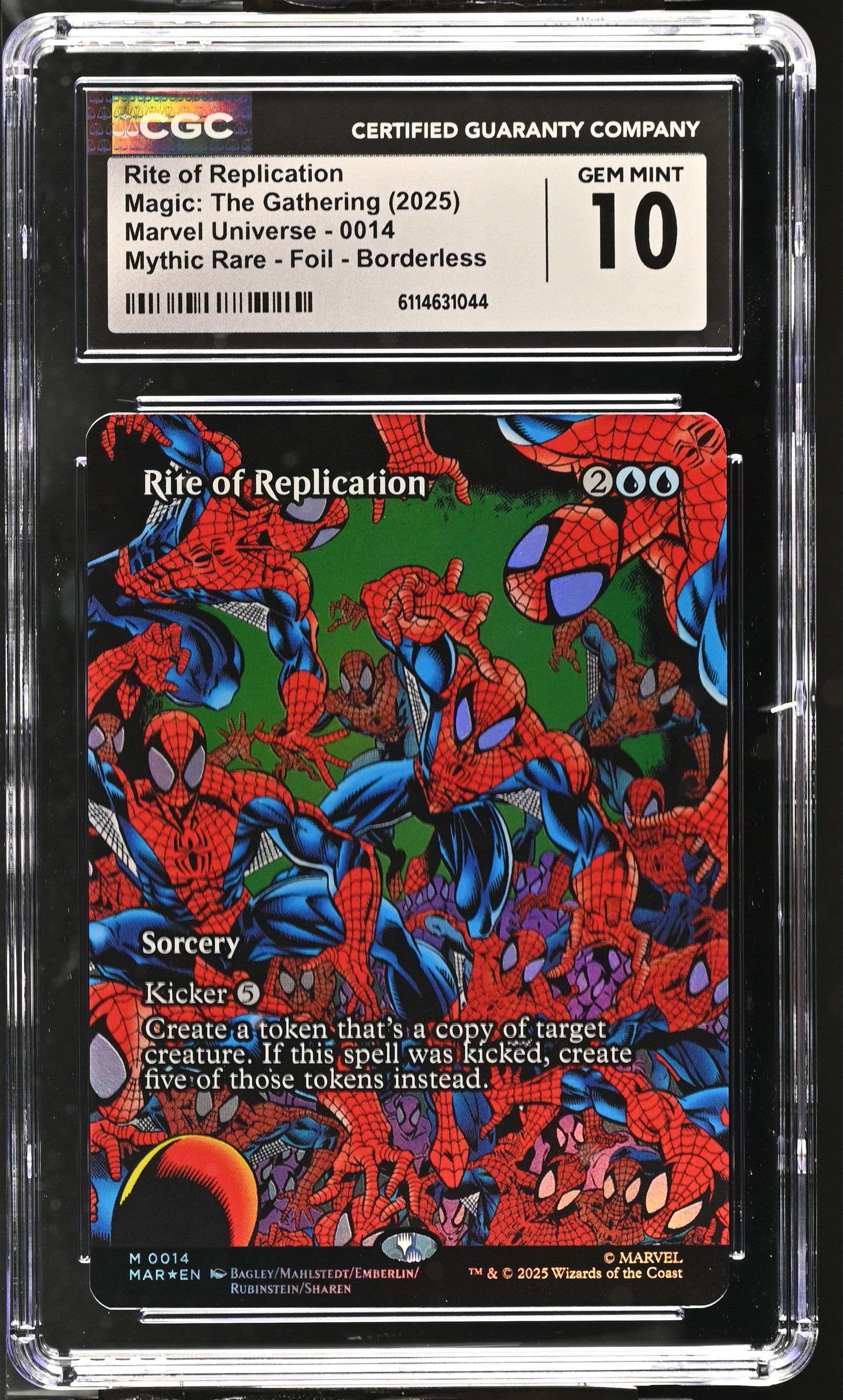 Rite Of Replication 0014 CGC 10 Gem Mint 2025 Foil Borderless Marvel Magic The Gathering English