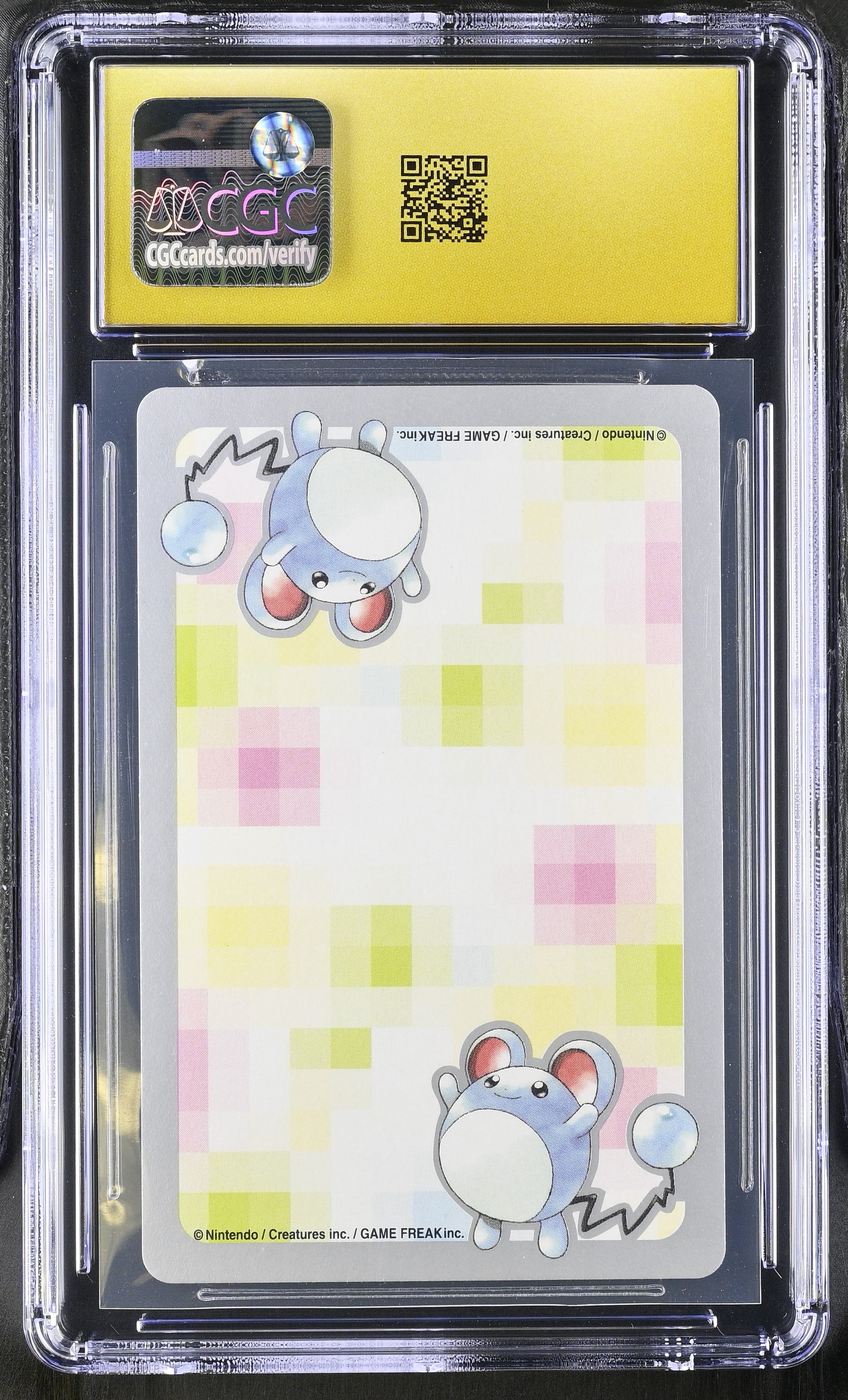 Togepi 6 CGC 10 Pristine 2000 Silver Deck Part 2 Pokemon Poker Card Japanese