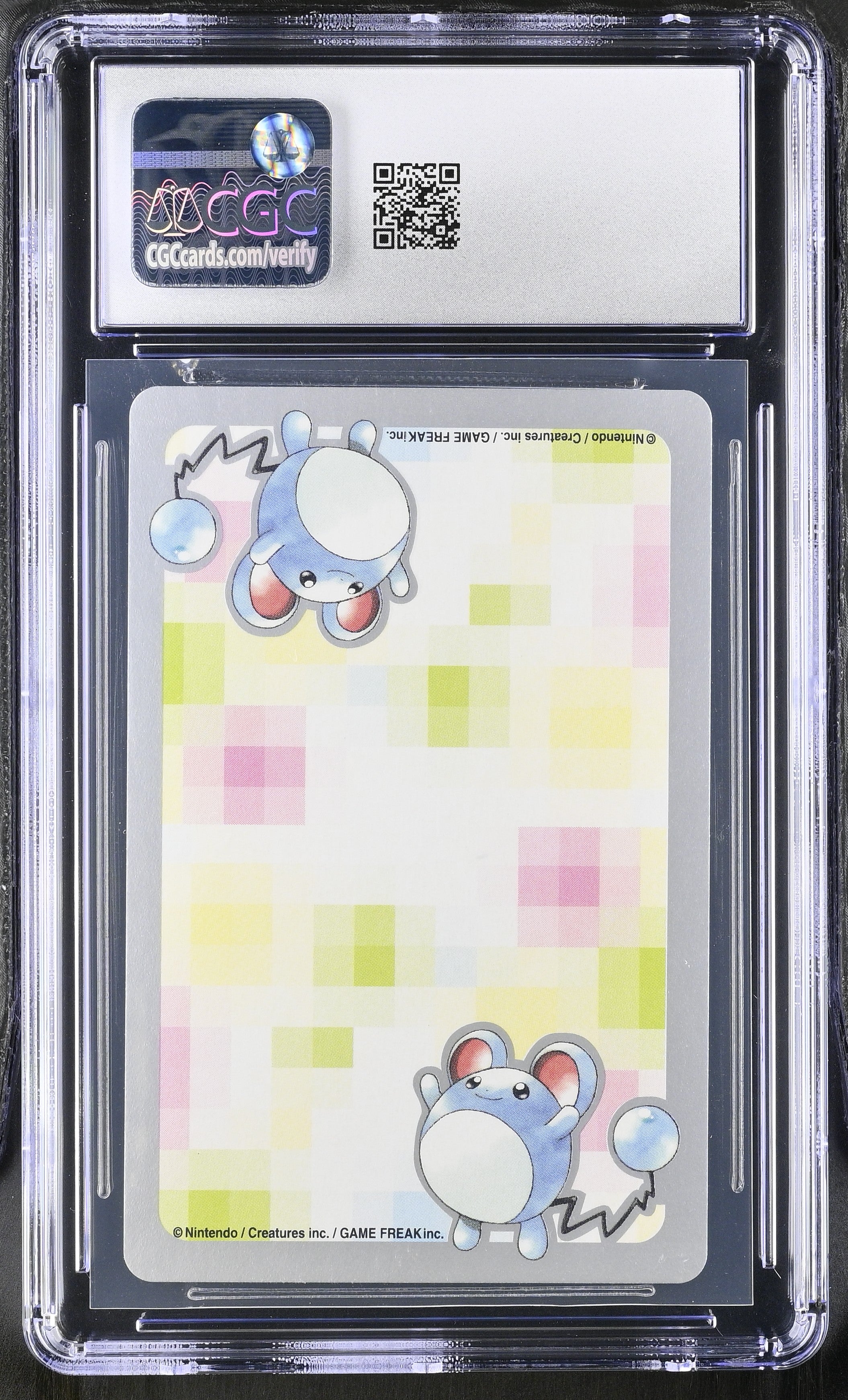 Azumarill 2¨ CGC 10 Gem Mint 2000 Silver Deck Part 2 Pokemon Poker Cards Japanese
