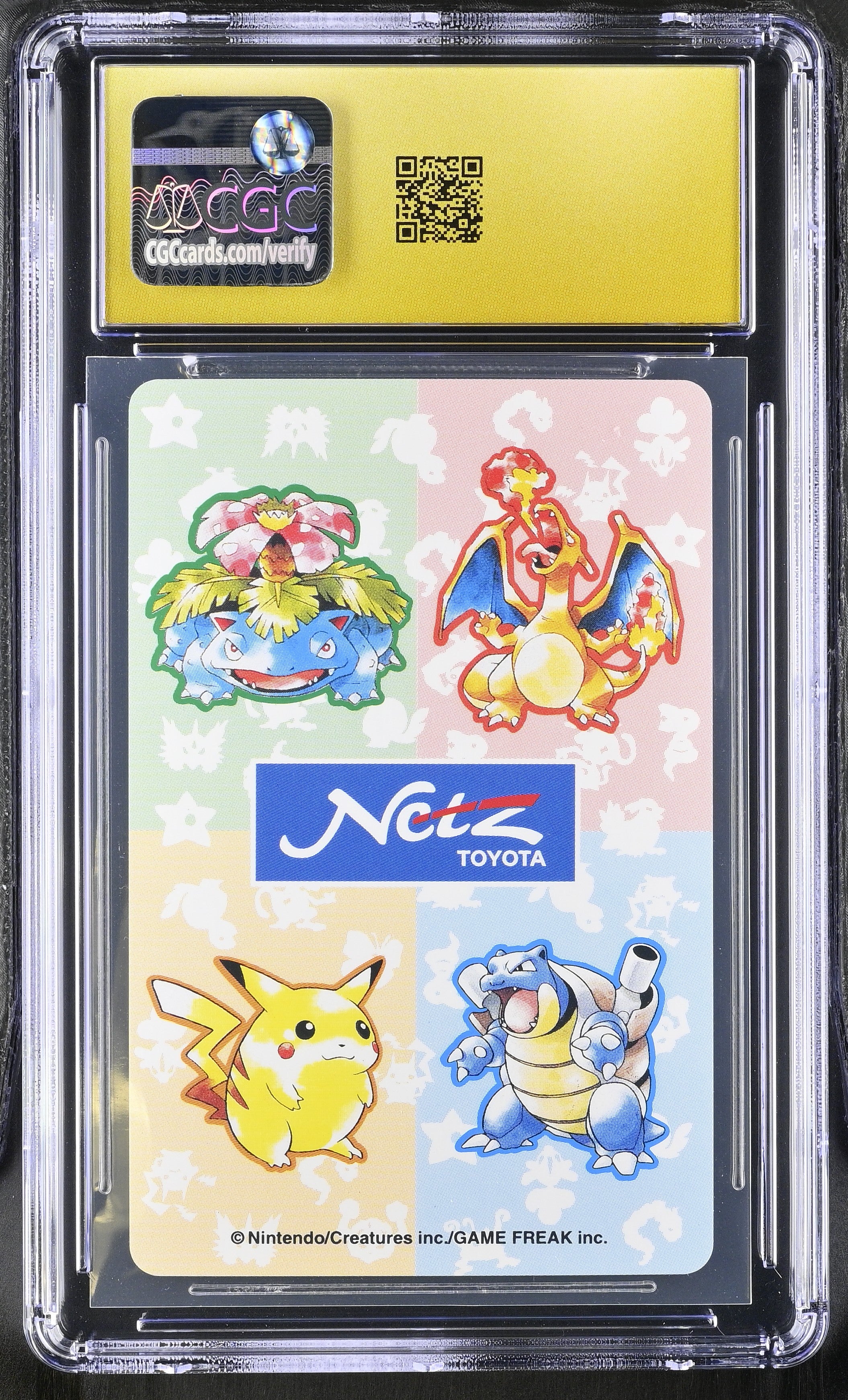 Nidorina 2 CGC 10 Pristine 1996 Toyota Netz Deck Pokemon Playing Card Japanese