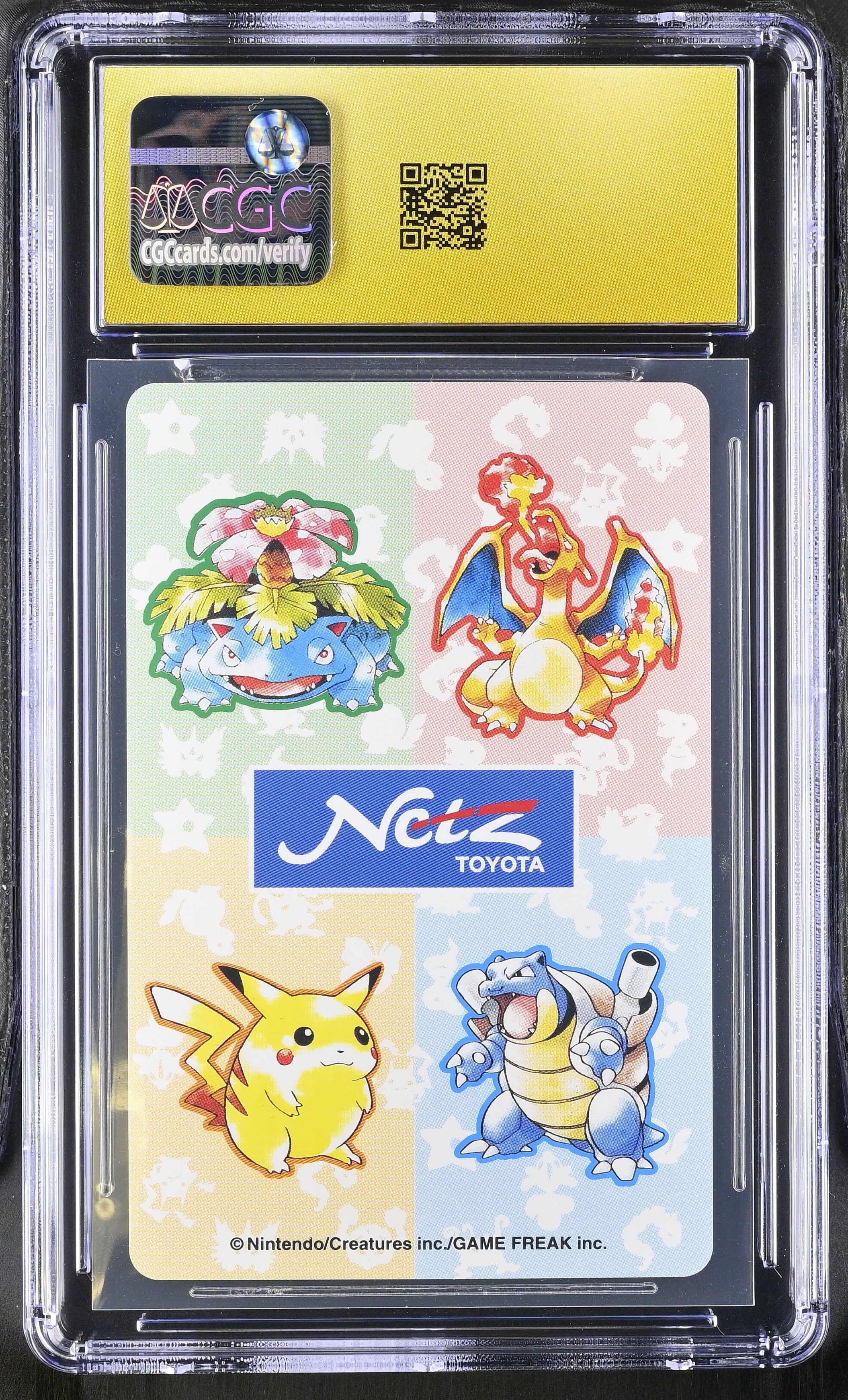 Slowpoke 7 CGC 10 Pristine 1996 Toyota Netz Deck Pokemon Playing Card Japanese