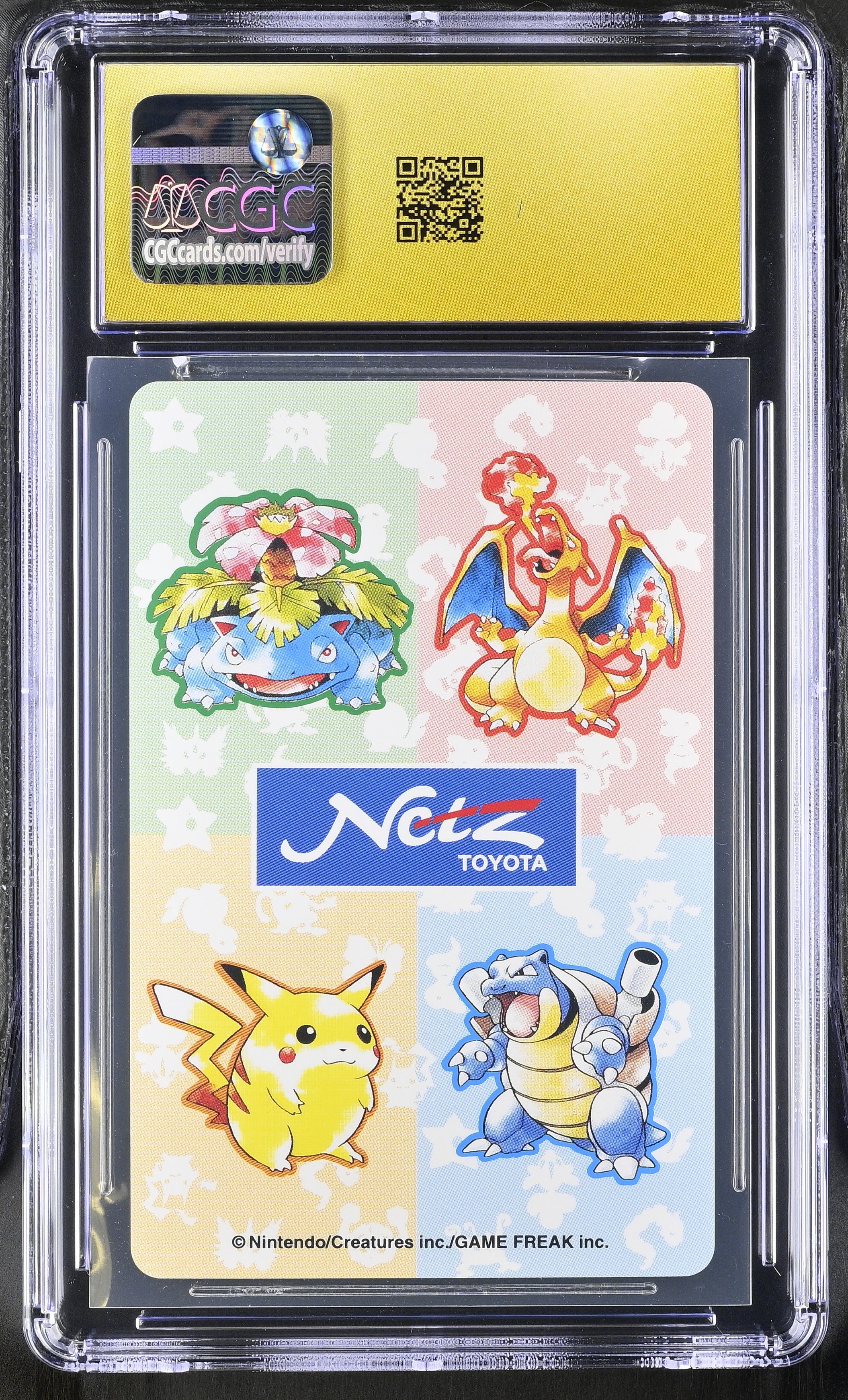 Krabby 8 CGC 10 Pristine 1996 Toyota Netz Deck Pokemon Playing Card Japanese