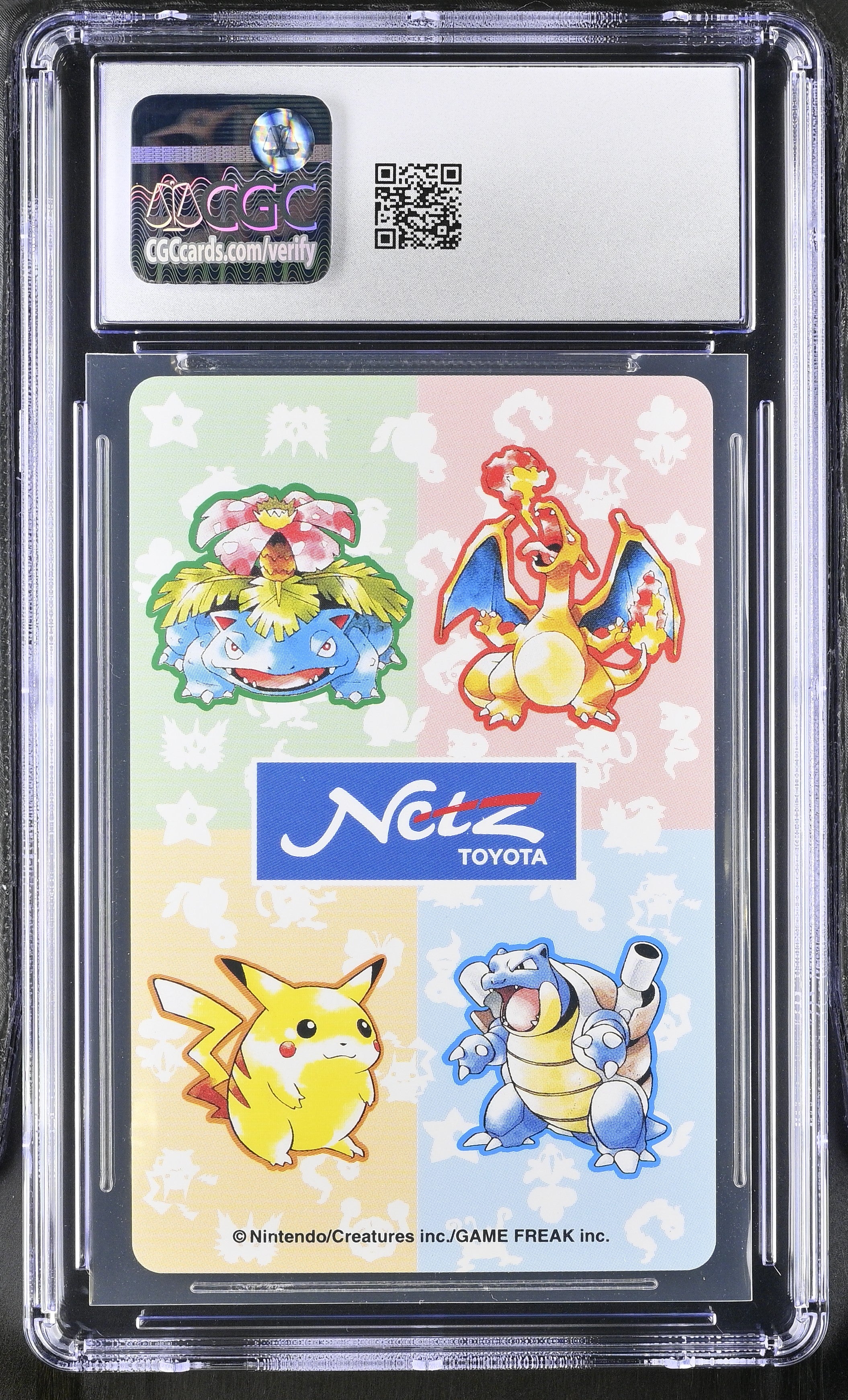 Clefable 9§ CGC 7.5 Near Mint+ 1996 Toyota Netz Deck Pokemon Playing Cards Jpn