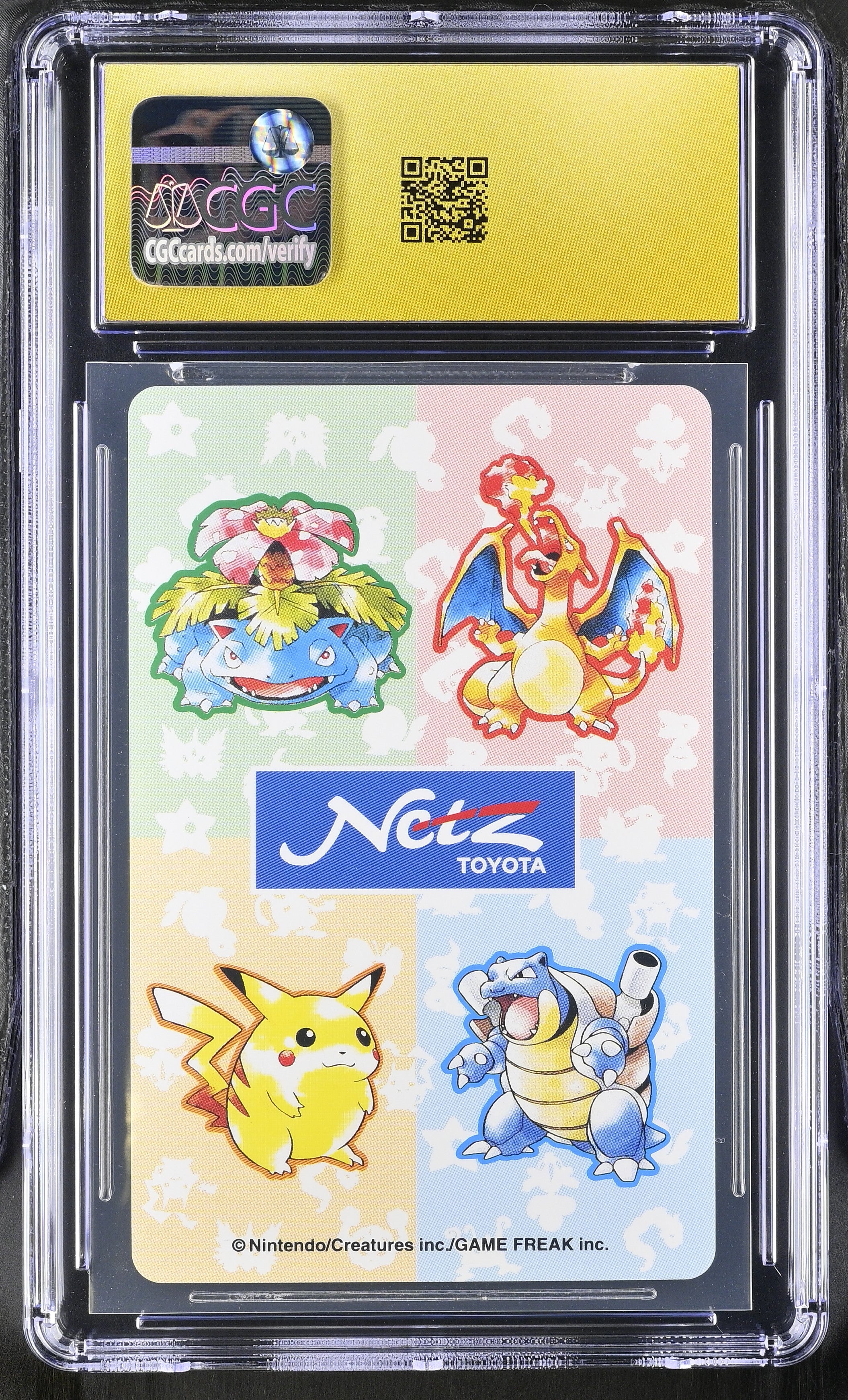 Kabutops 10 CGC 10 Pristine 1996 Toyota Netz Deck Playing Card Japanese