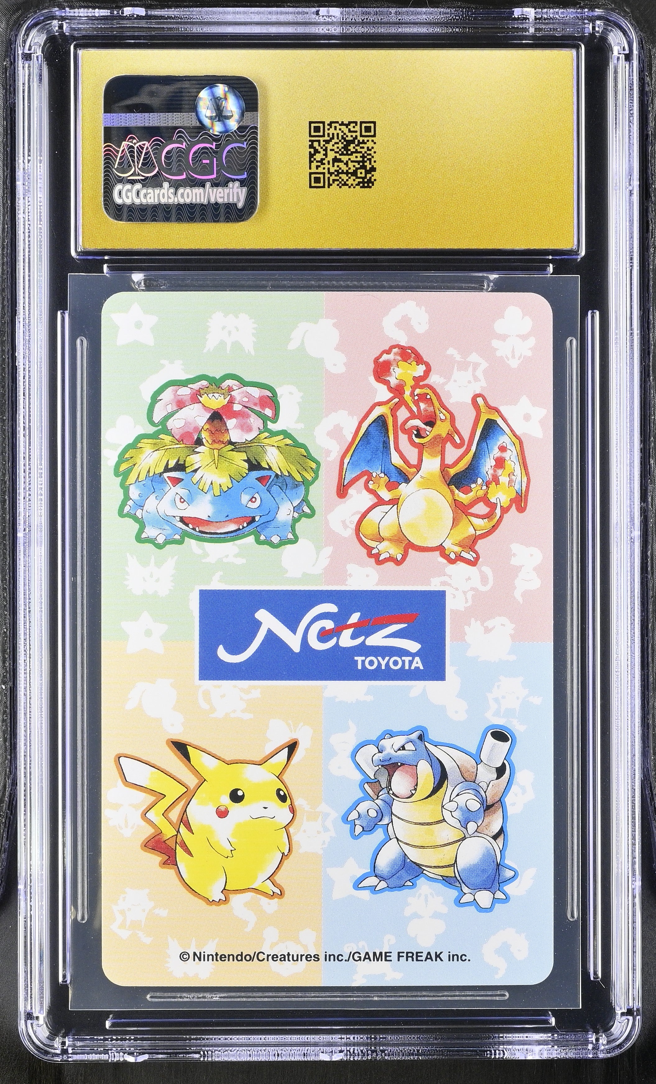 Pinsir J CGC 10 Pristine 1996 Toyota Netz Deck Pokemon Playing Card Japanese