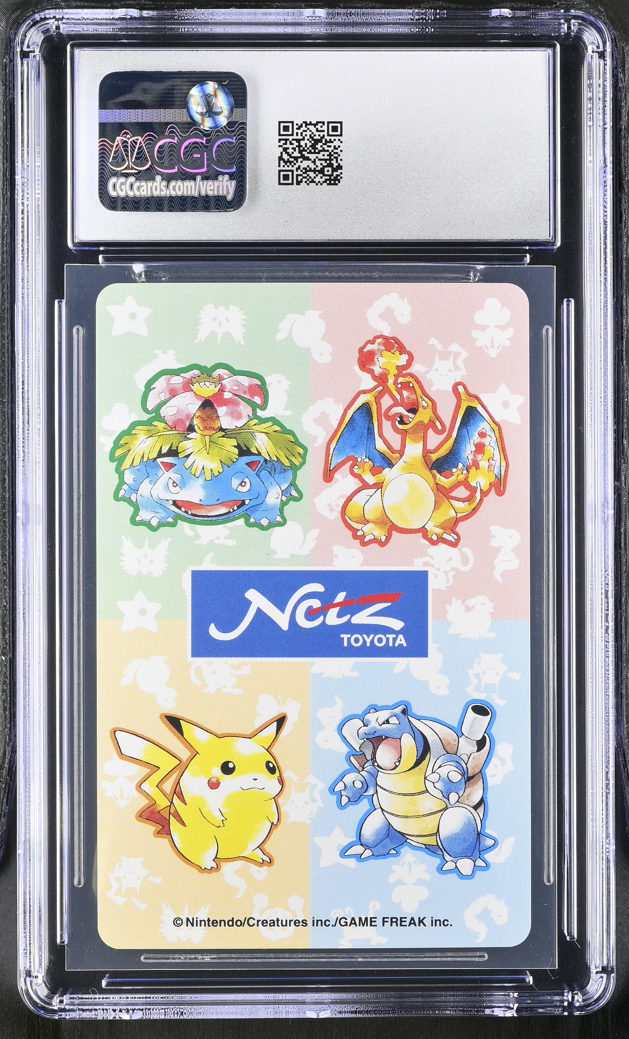 Metapod 2¦ CGC 8 Nm/mint 1996 Toyota Netz Deck Pokemon Poker Card Japanese