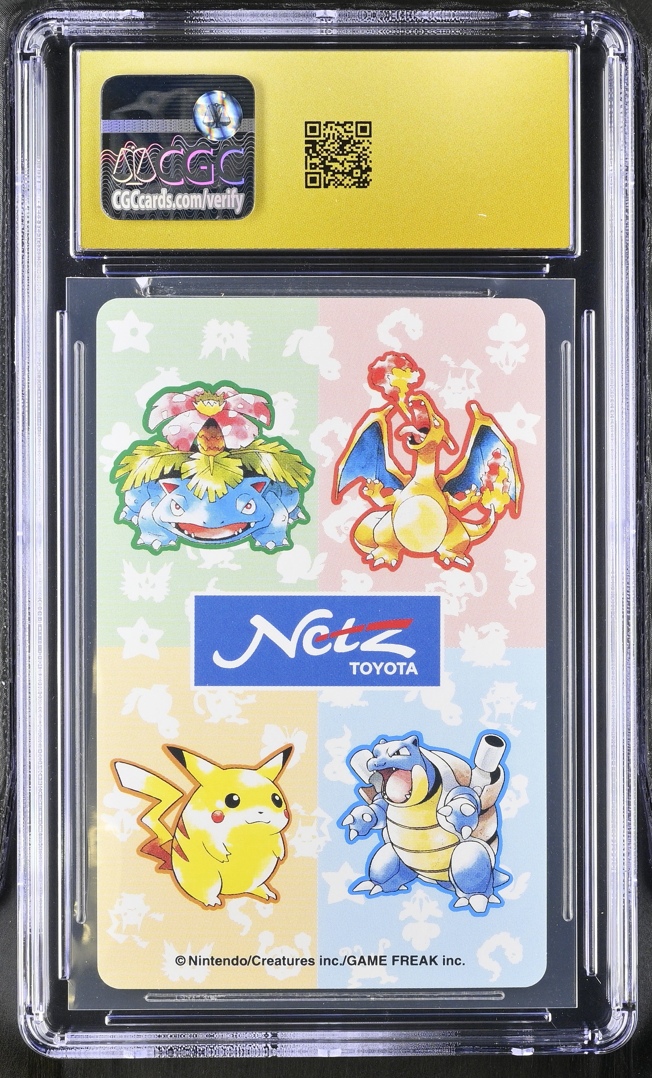 Ivysaur 4 CGC 10 Pristine 1996 Toyota Netz Deck Pokemon Playing Card Japanese