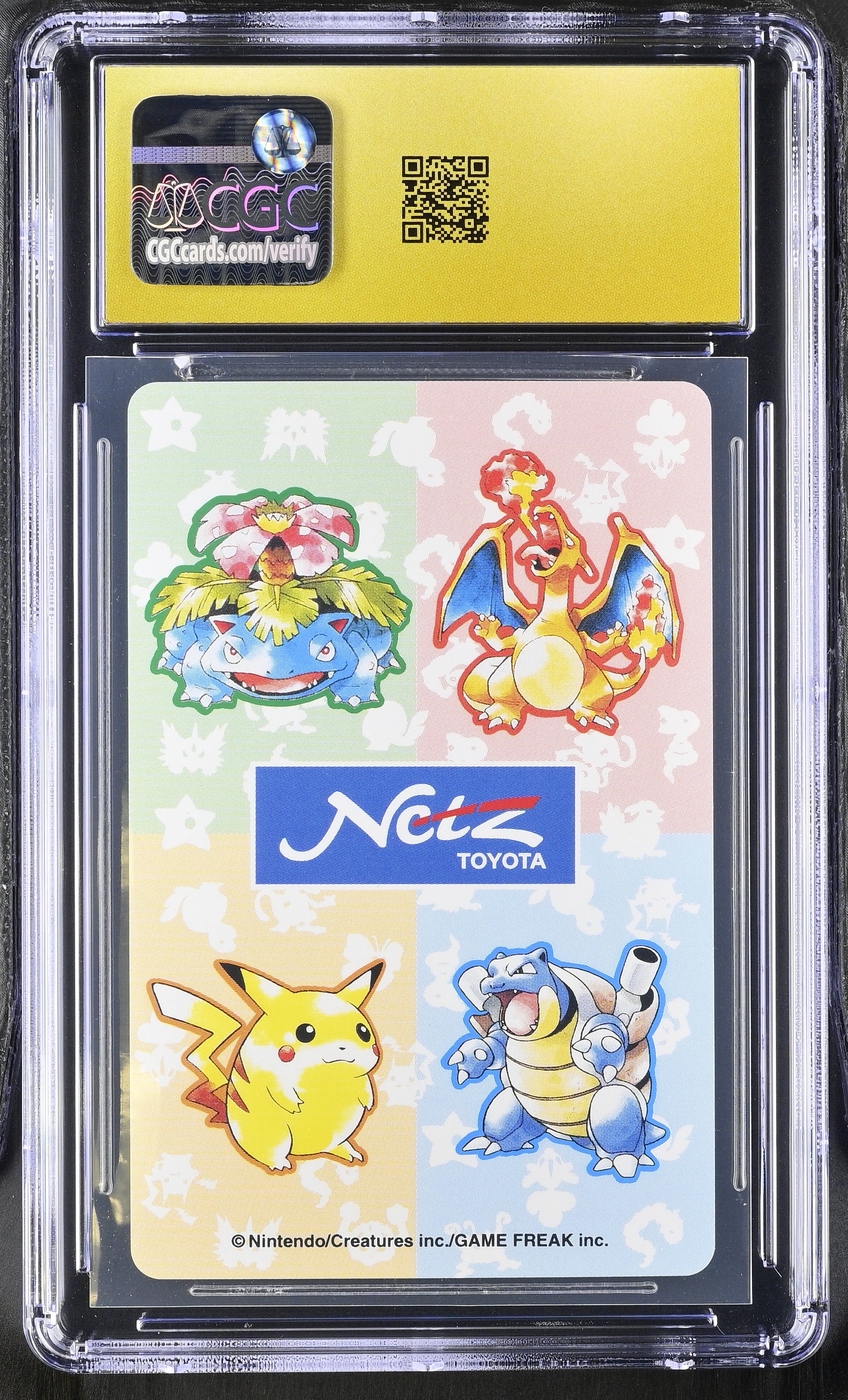Electrode 6 CGC 10 Pristine 1996 Toyota Netz Poker Pokemon Playing Card Japanese