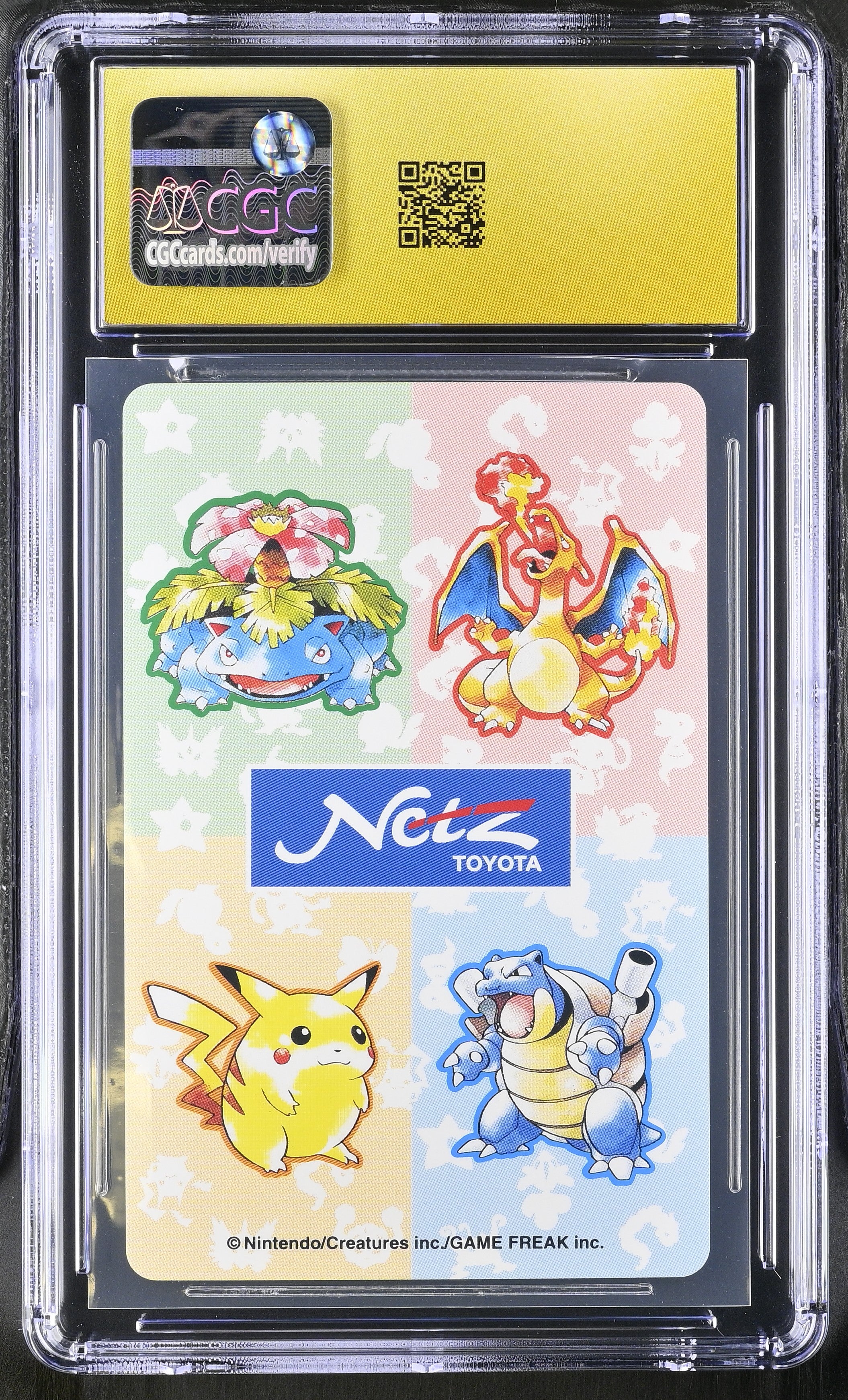 Ditto 10 CGC 10 Pristine 1996 Toyota Netz Deck Pokemon Playing Card Japanese