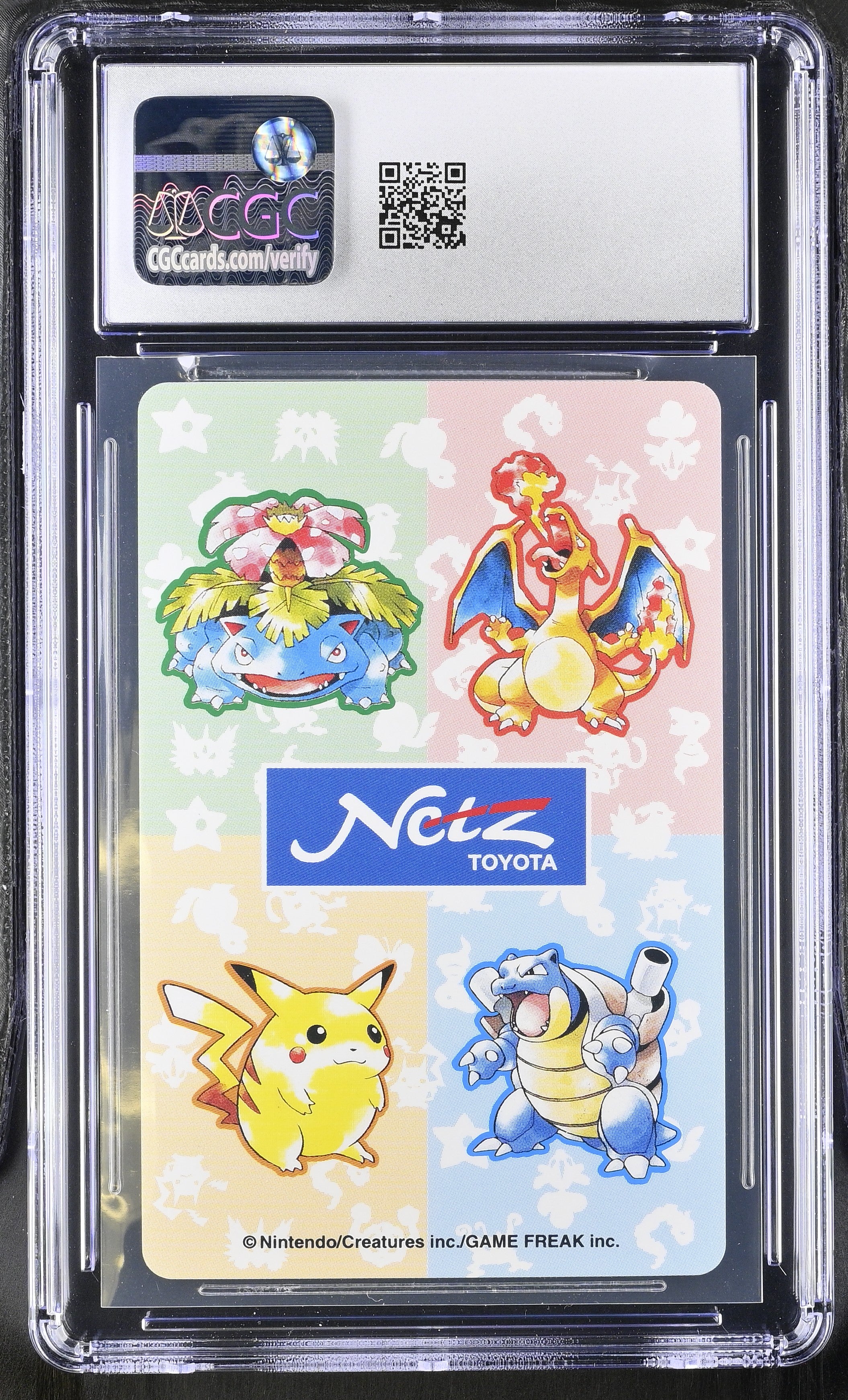 Weepinbell Q¦ CGC 8.5 Nm/mint+ 1996 Toyota Netz Deck Pokemon Poker Card Japanese