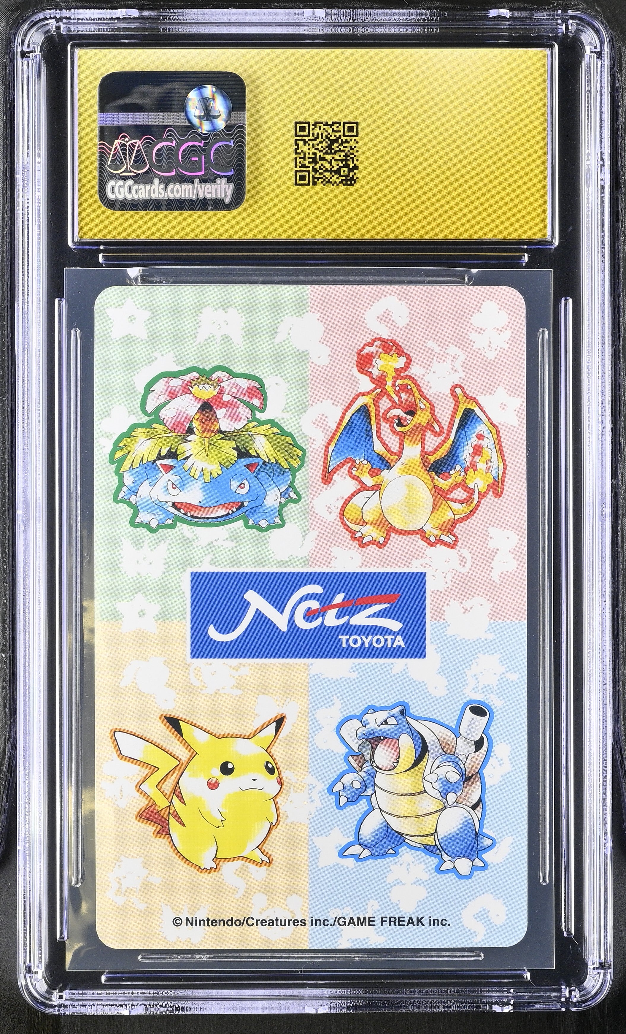 Nidoking 3 CGC 10 Pristine 1996 Toyota Netz Deck Pokemon Playing Card Japanese
