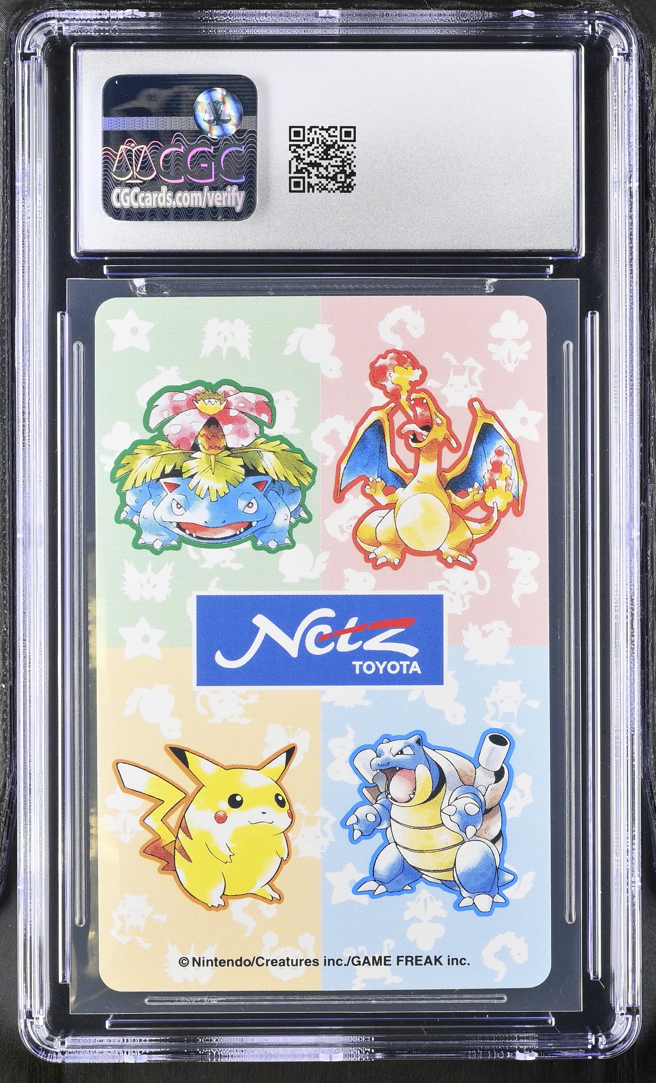Tentacruel 4 CGC 10 Gem Mint 1996 Toyota Netz Deck Pokemon Poker Card Japanese