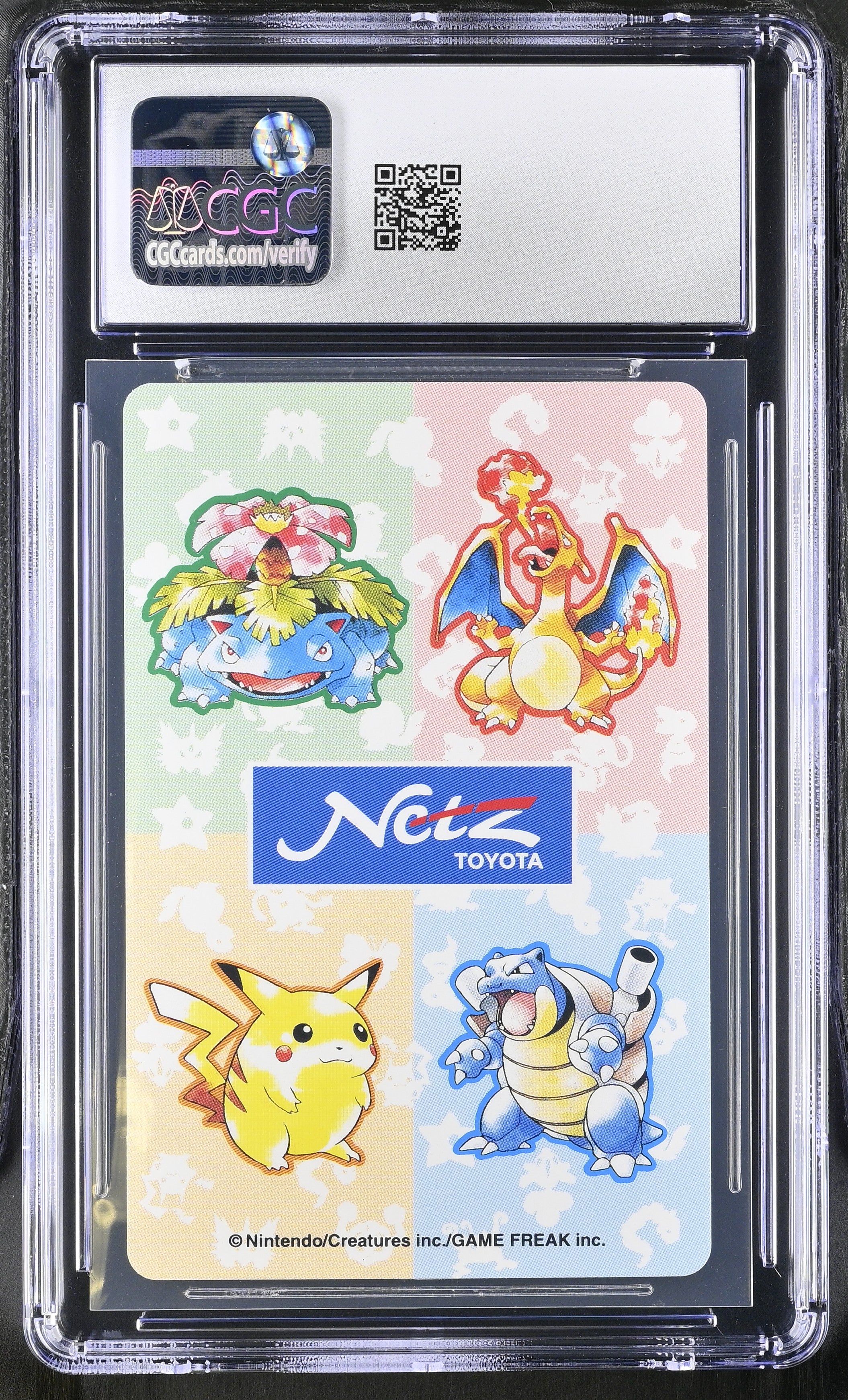 Cloyster 5 CGC 9 Mint 1996 Toyota Netz Deck Pokemon Poker Card Japanese