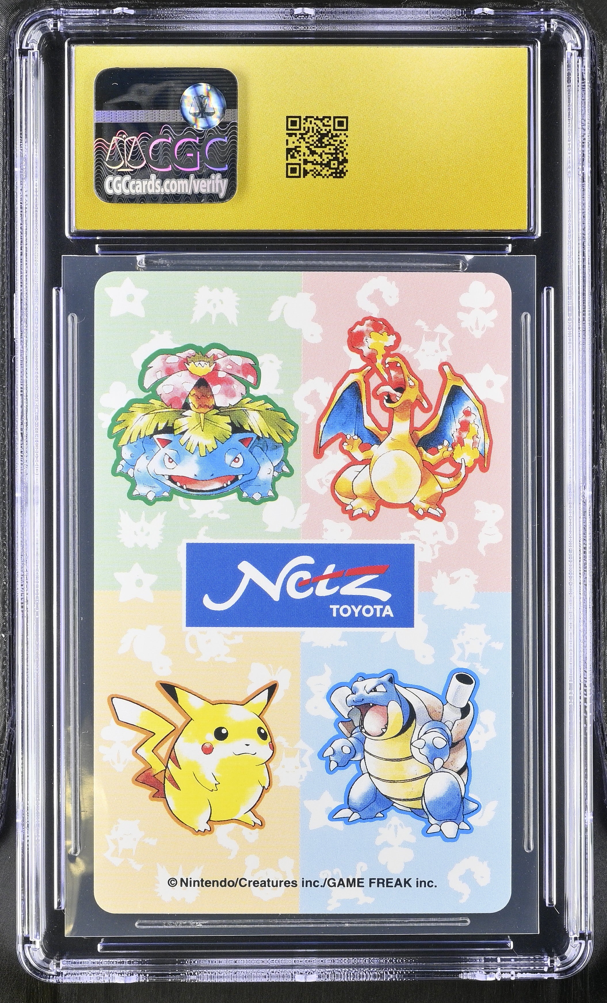 Abra 8 CGC 10 Pristine 1996 Toyota Netz Deck Pokemon Playing Card Japanese