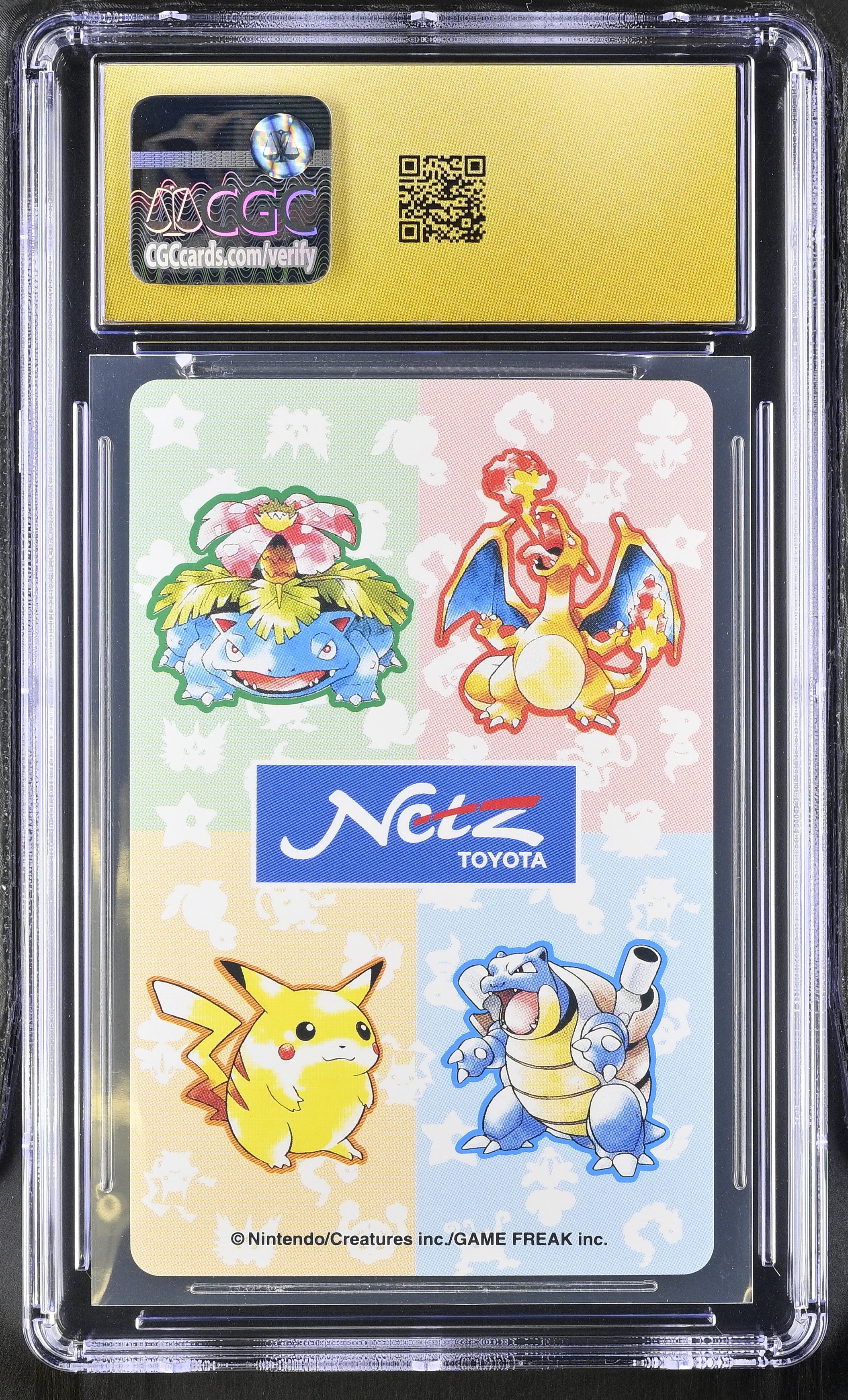 Persian K CGC 10 Pristine 1996 Toyota Netz Deck Pokemon Playing Card Japanese