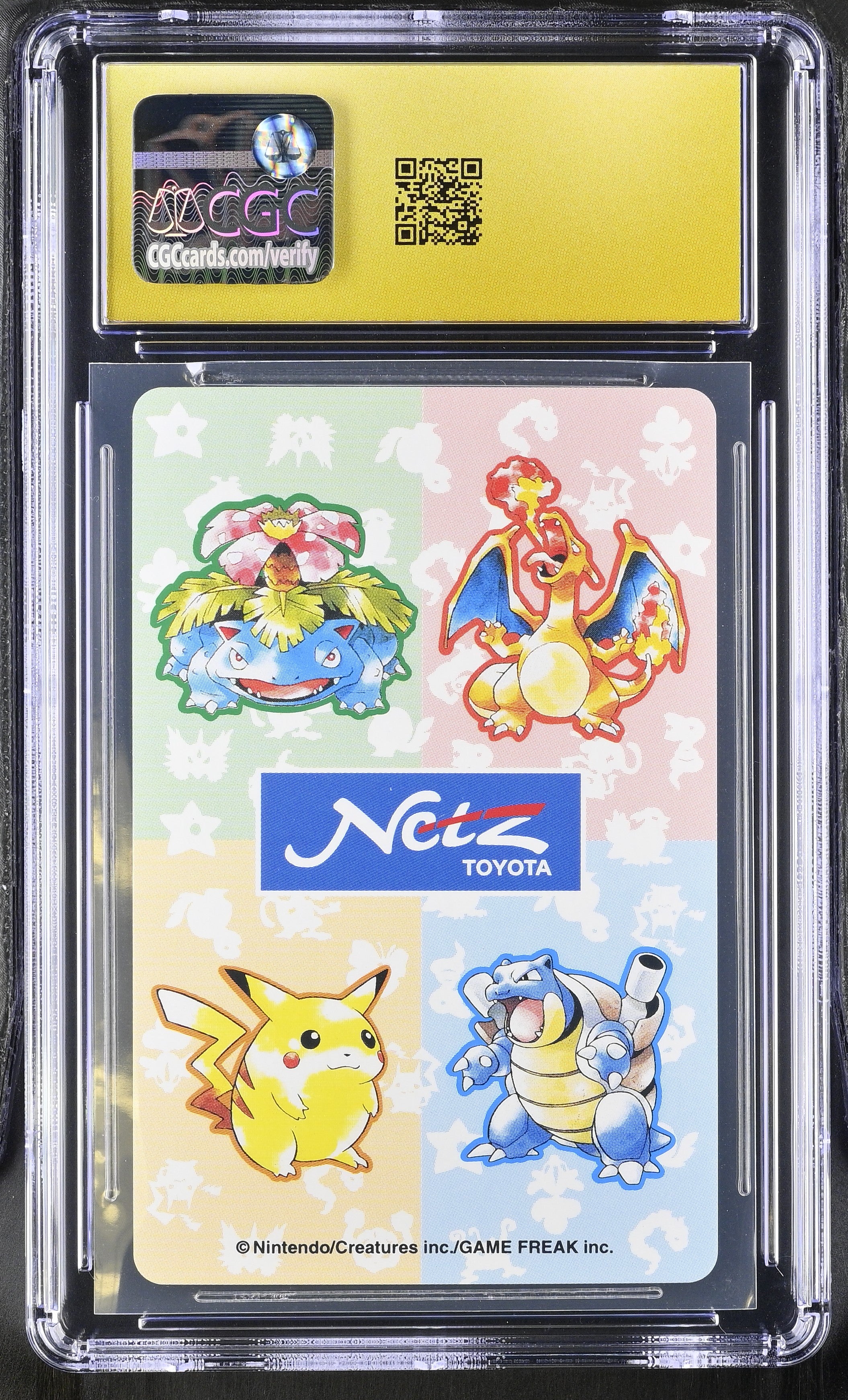 Spearow 8 CGC 10 Pristine 1996 Toyota Netz Deck Pokemon Poker Card Japanese
