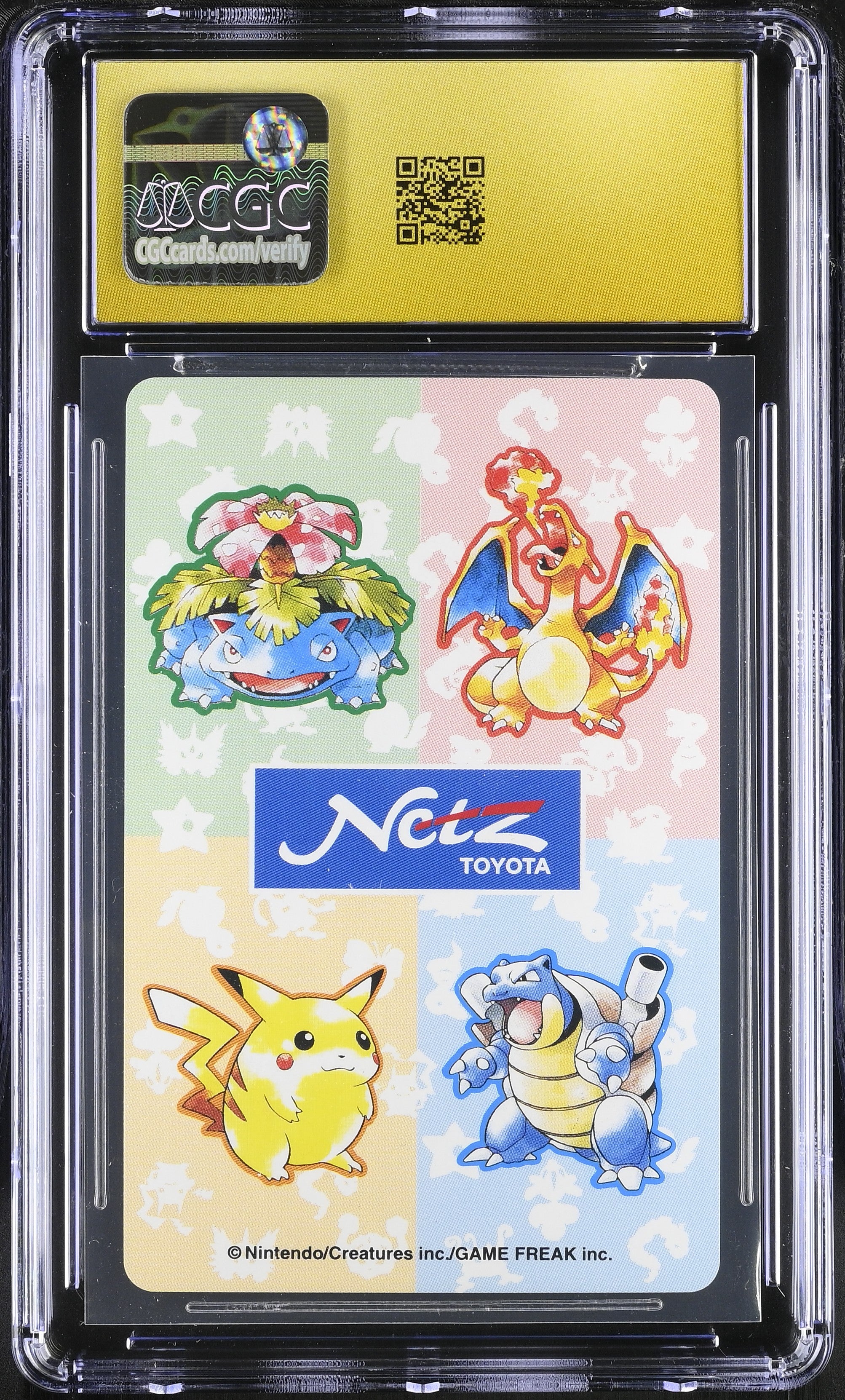 Aerodactyl 10 CGC 10 Pristine 1996 Toyota Netz Deck Pokemon Poker Card Japanese