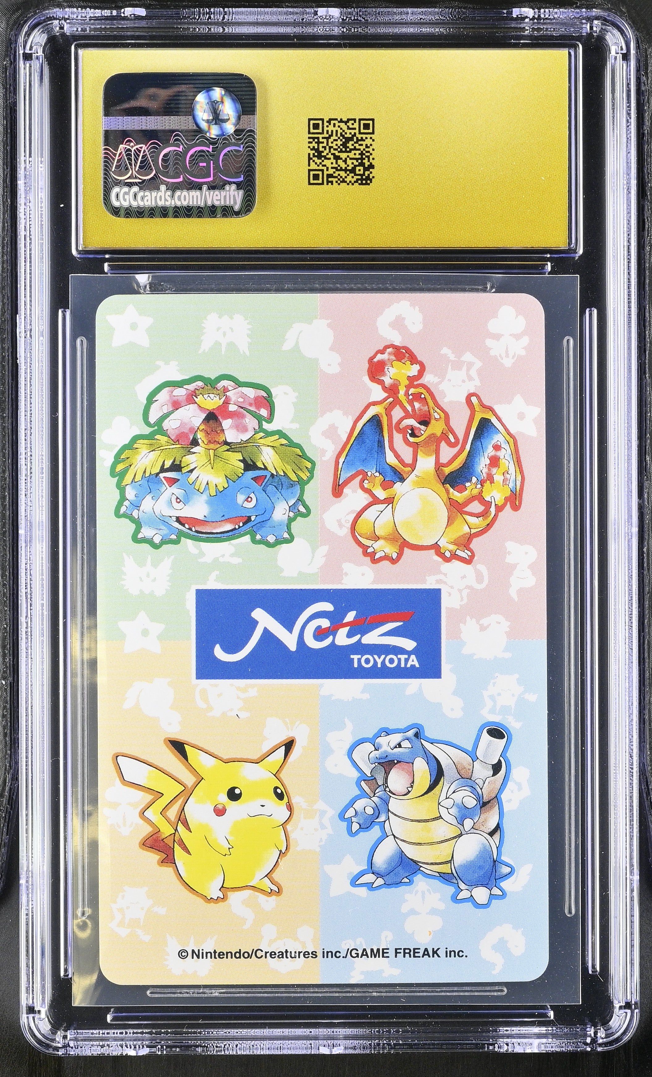 Magmar J CGC 10 Pristine 1996 Toyota Netz Deck Pokemon Poker Card Japanese