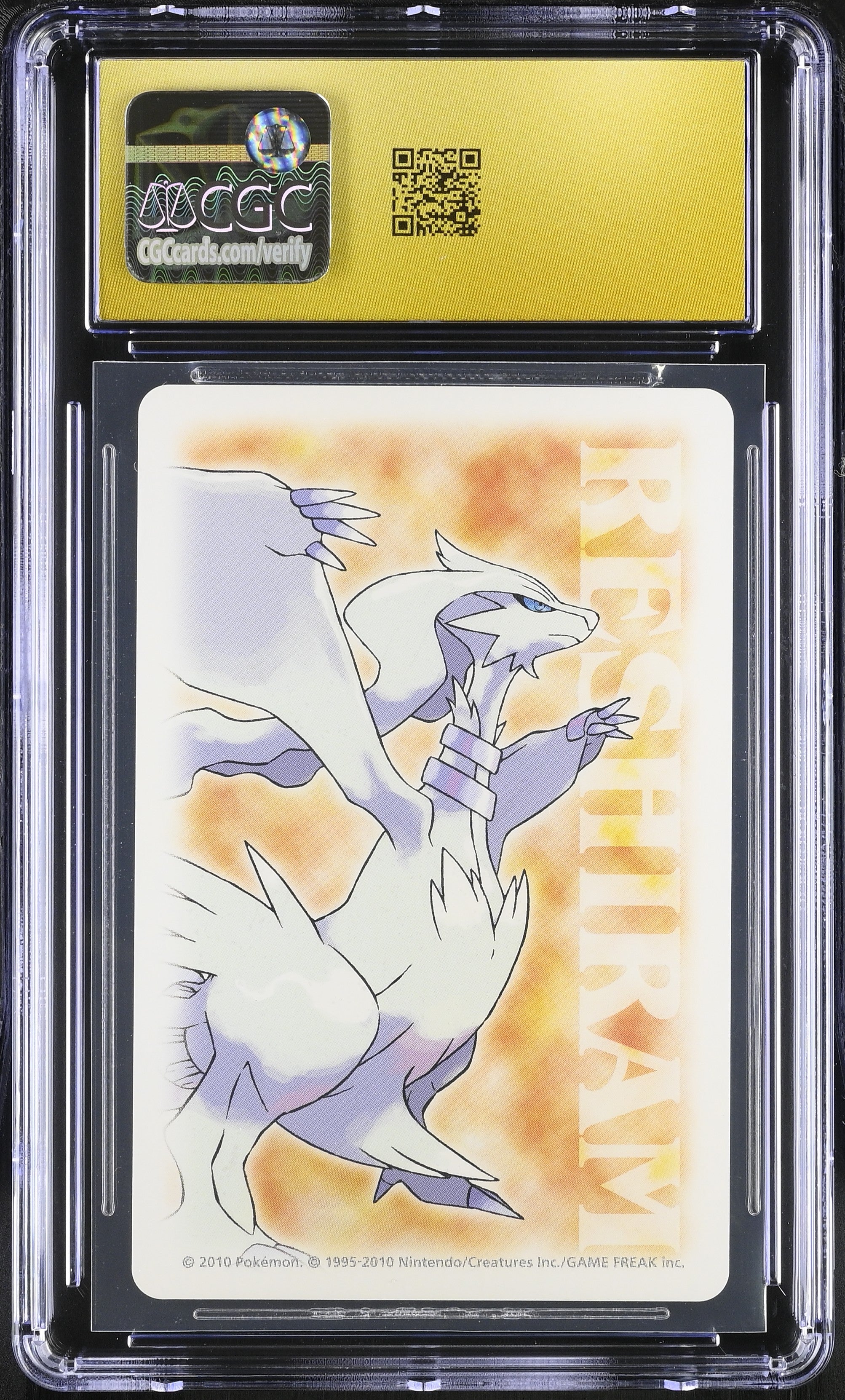 Bltizle 4 CGC 10 Pristine 2010 Poker Black Pokemon Playing Card Japanese