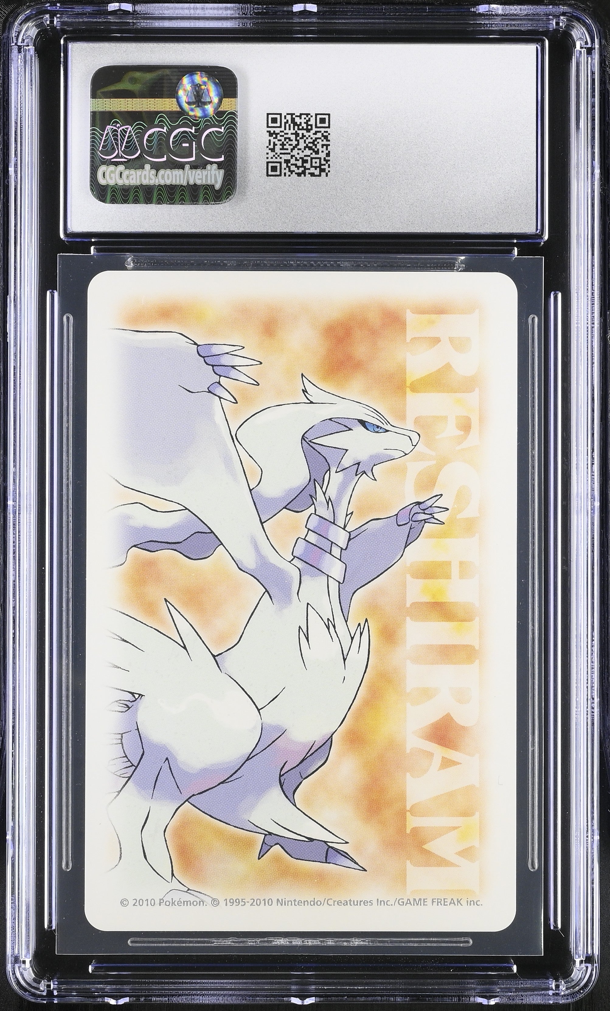 Fraxure 7¦ CGC 9 Mint 2010 Poker Black Pokemon Playing Card Japanese