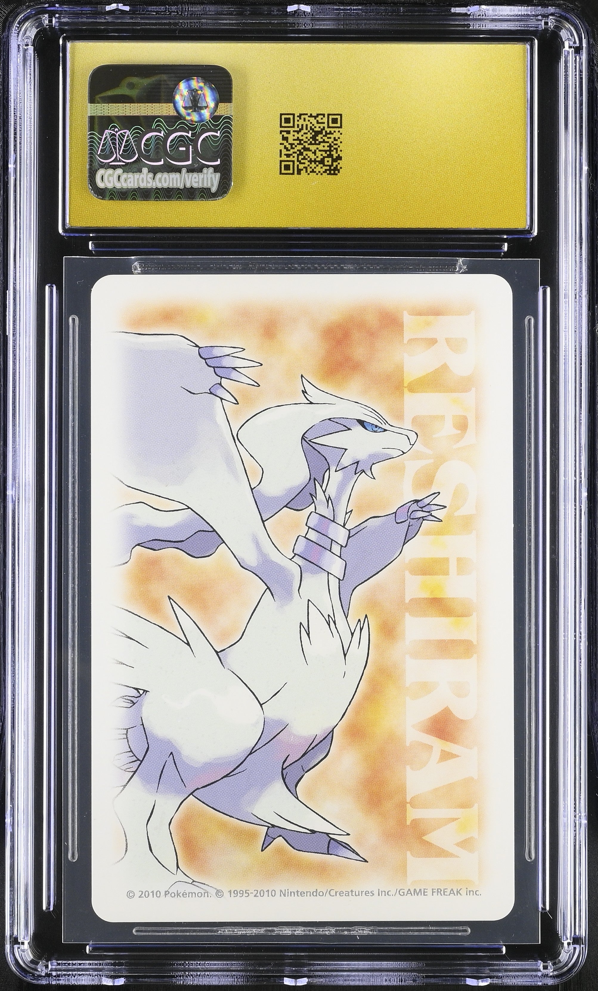 Axew A CGC 10 Pristine 2010 Poker Black Pokemon Playing Card Japanese