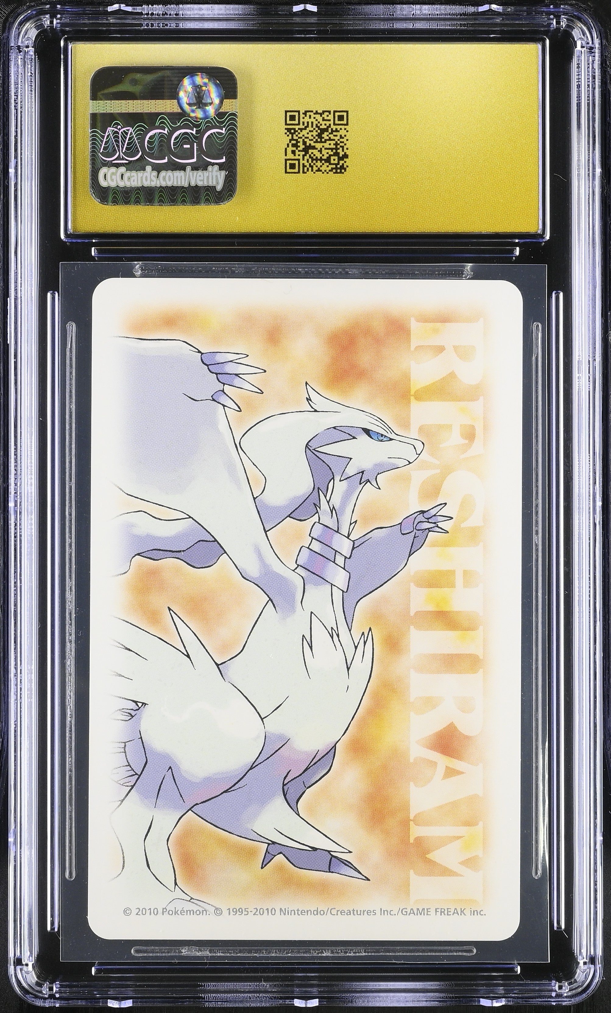Scraggy 4 CGC 10 Pristine 2010 Poker Black Pokemon Playing Card Japanese