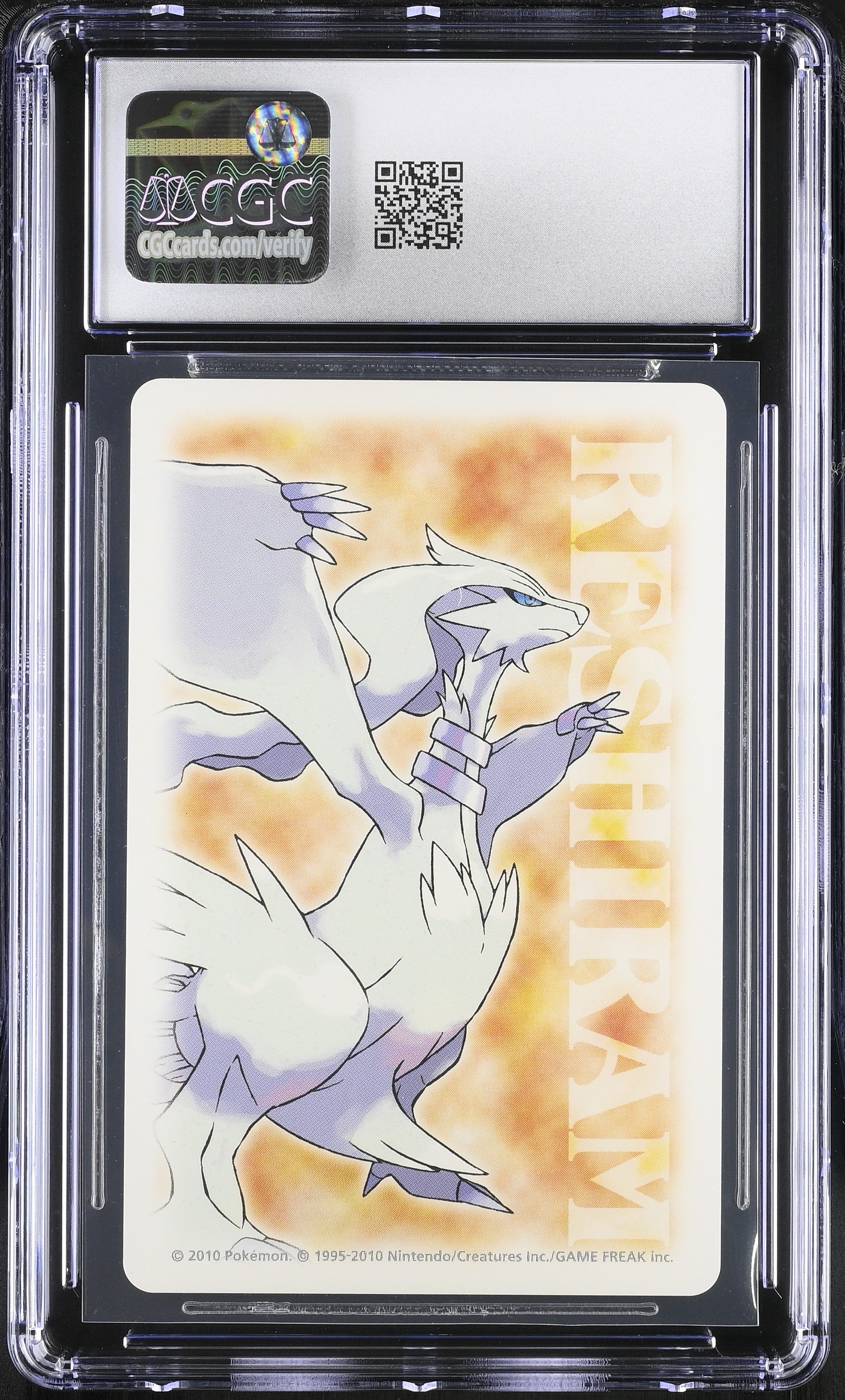 Gigalith Q CGC 9 Mint 2010 Poker Black Pokemon Playing Card Japanese