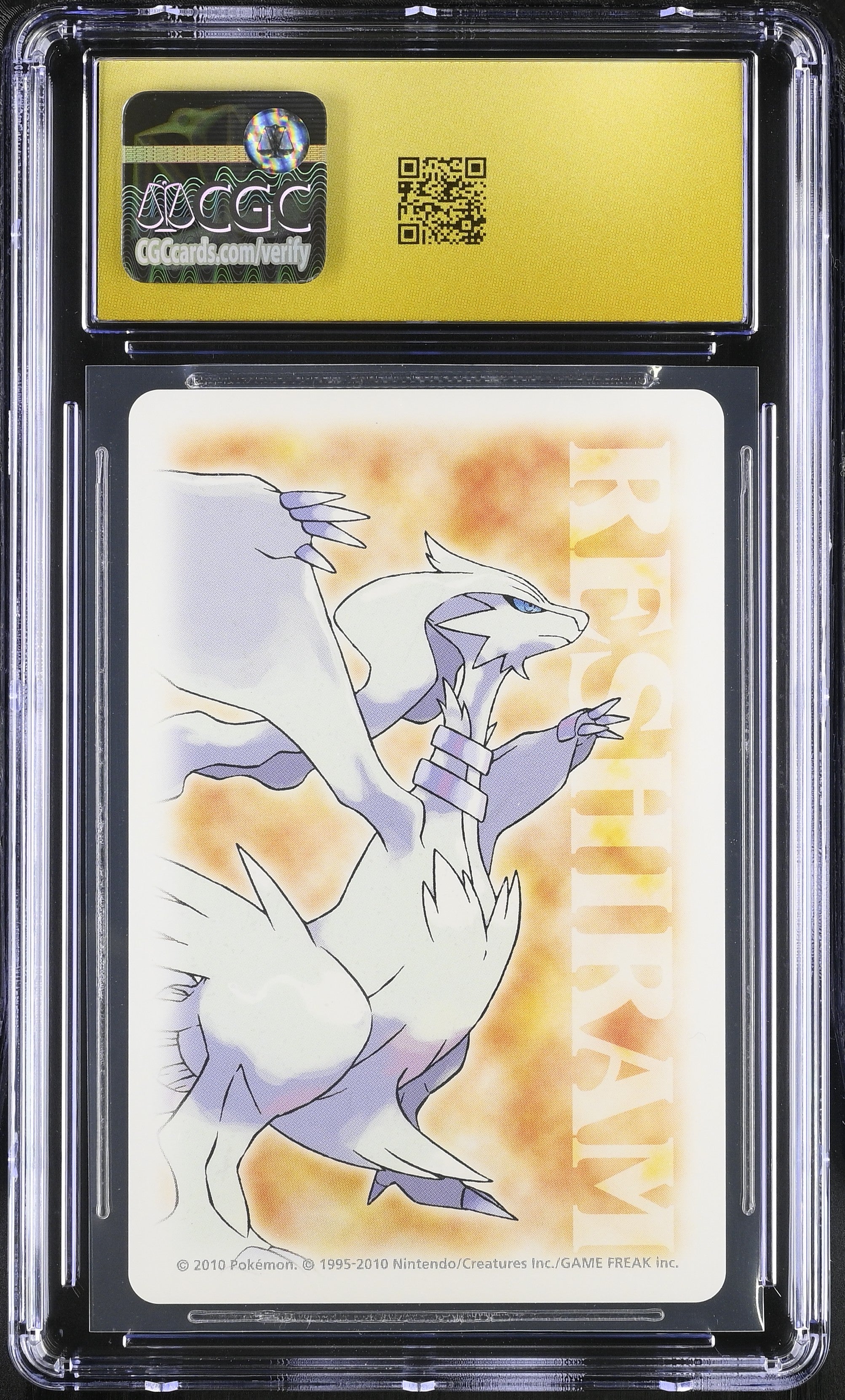 Sawsbuck 10 CGC 10 Pristine 2010 Poker Black Pokemon Playing Card Japanese