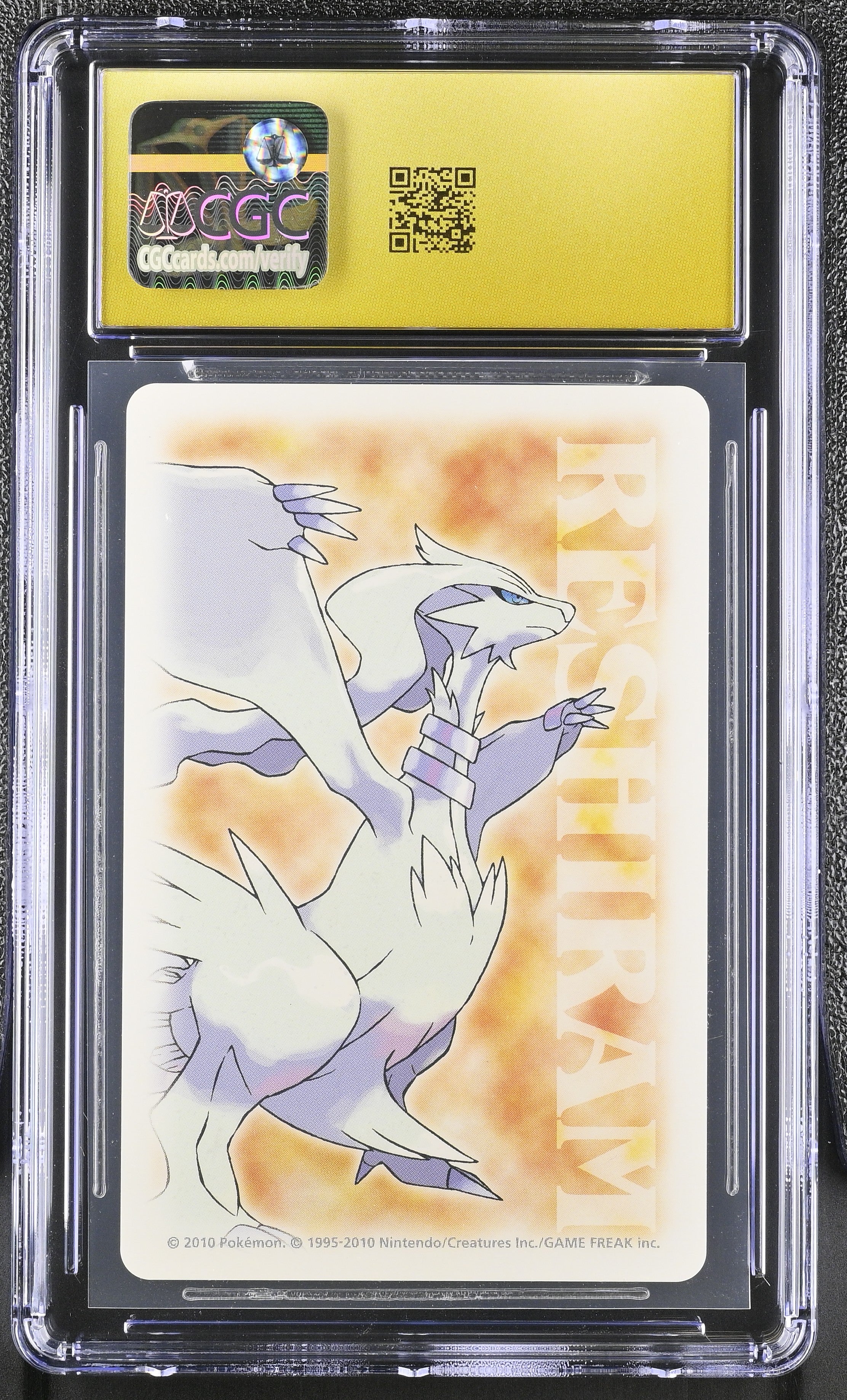 Basculin 6 CGC 10 Pristine 2010 Poker Black Pokemon Playing Card Japanese