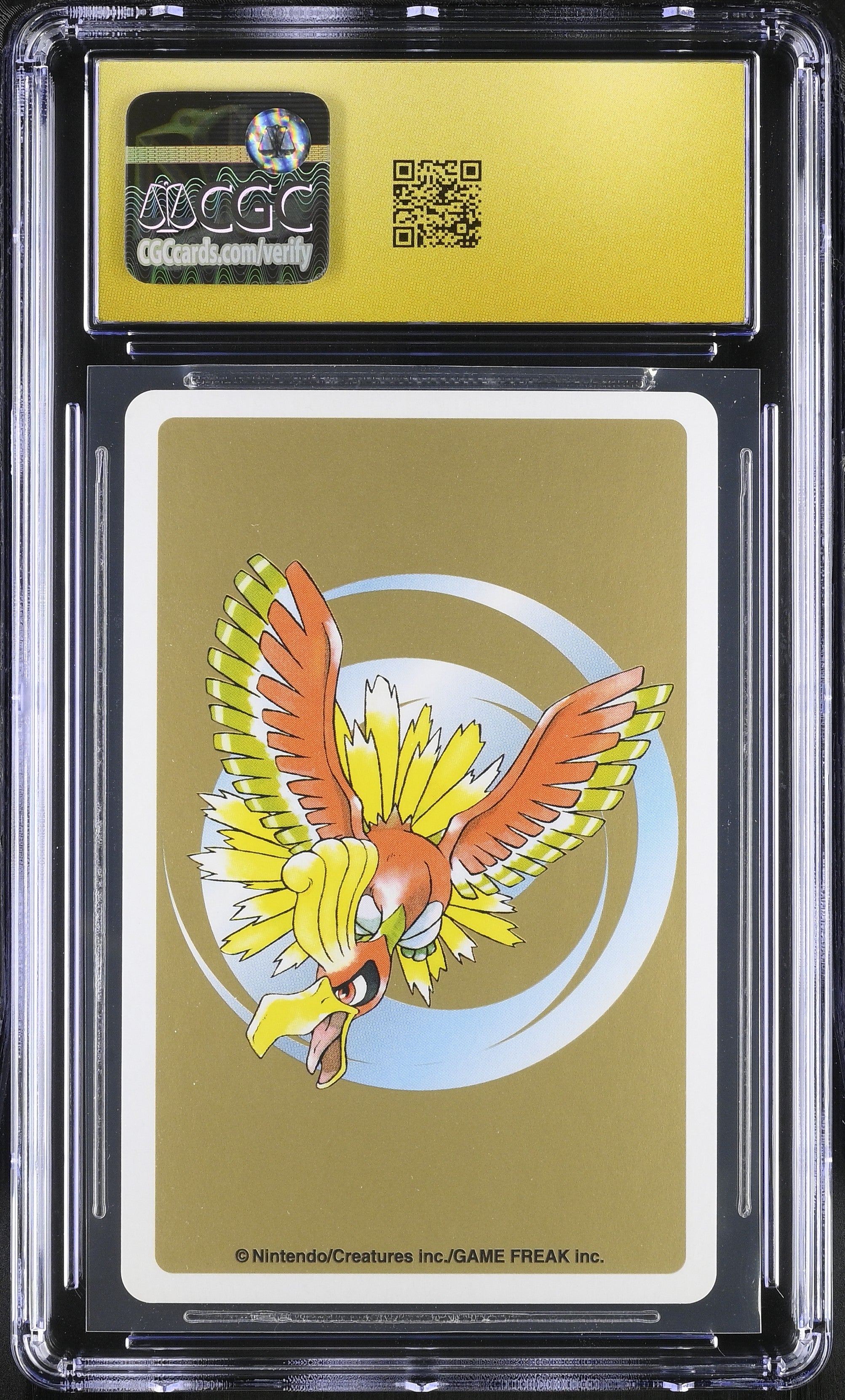 Ekans 4 CGC 10 Pristine 1999 Gold Poker Deck Pokemon Playing Card Japanese
