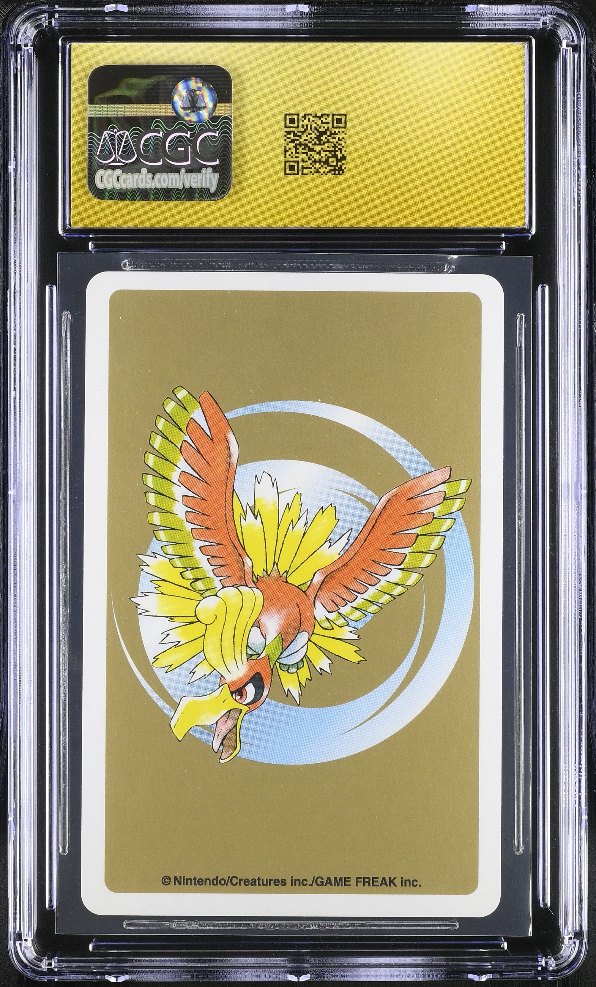 Typhlosion 2 CGC 10 Pristine 1999 Gold Poker Deck Pokemon Playing Card Japanese