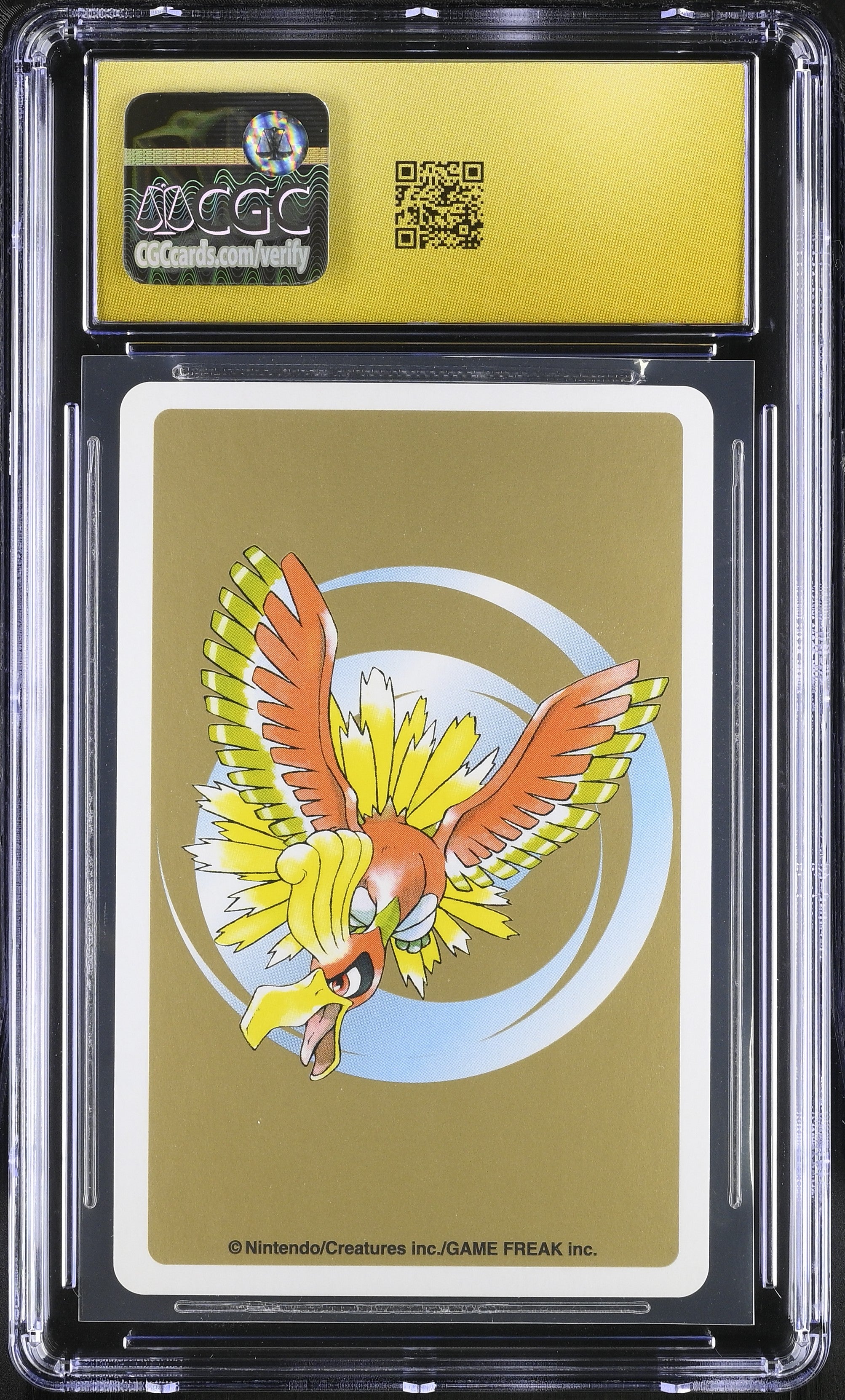 Cyndaquil A CGC 10 Pristine 1999 Gold Poker Deck Pokemon Playing Card Japanese
