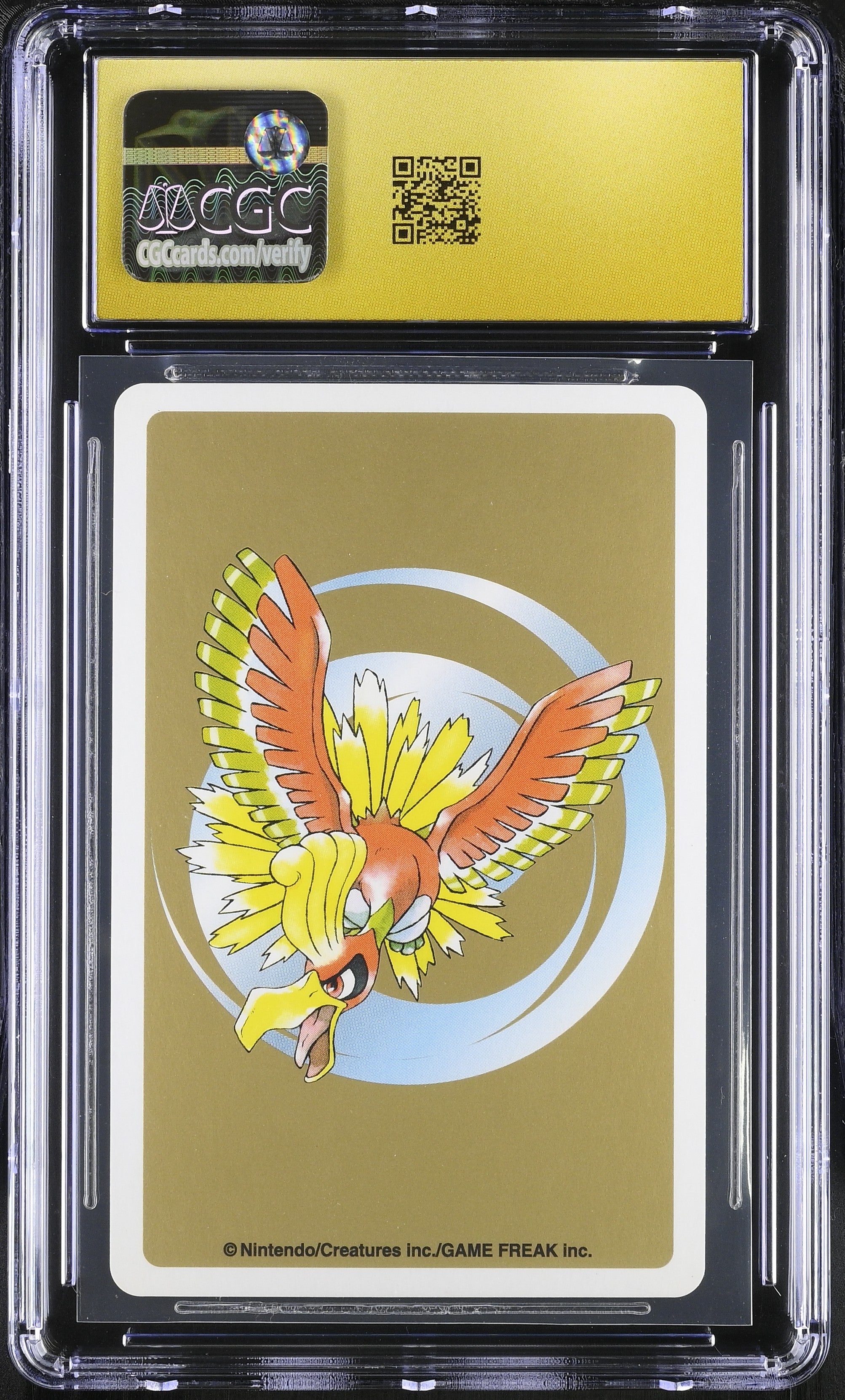 Ariados Q CGC 10 Pristine 1999 Gold Poker Deck Pokemon Playing Card Japanese