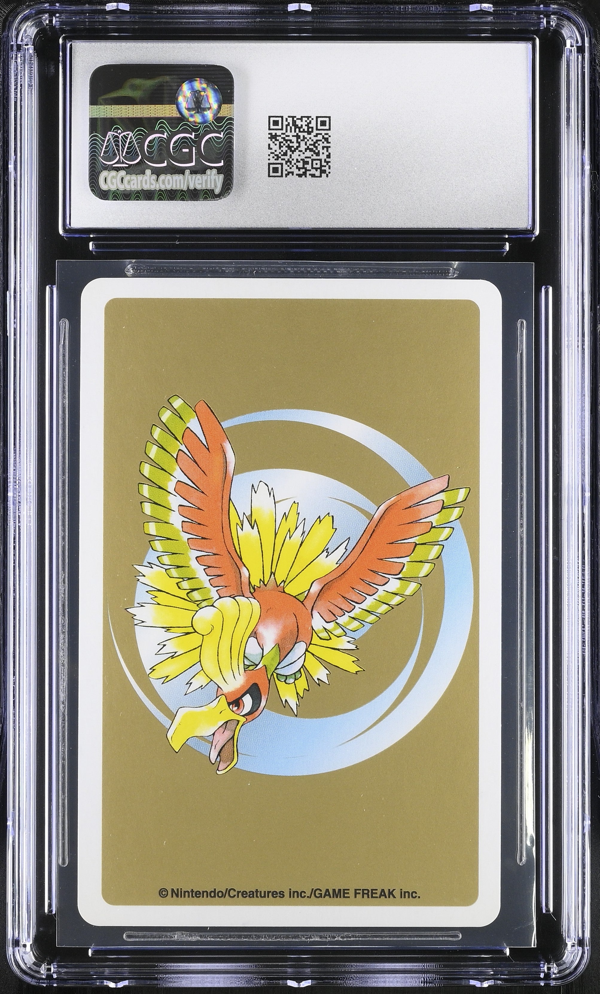 Spinarak J¦ CGC 9 Mint 1999 Poker Gold Deck Pokemon Playing Card Japanese