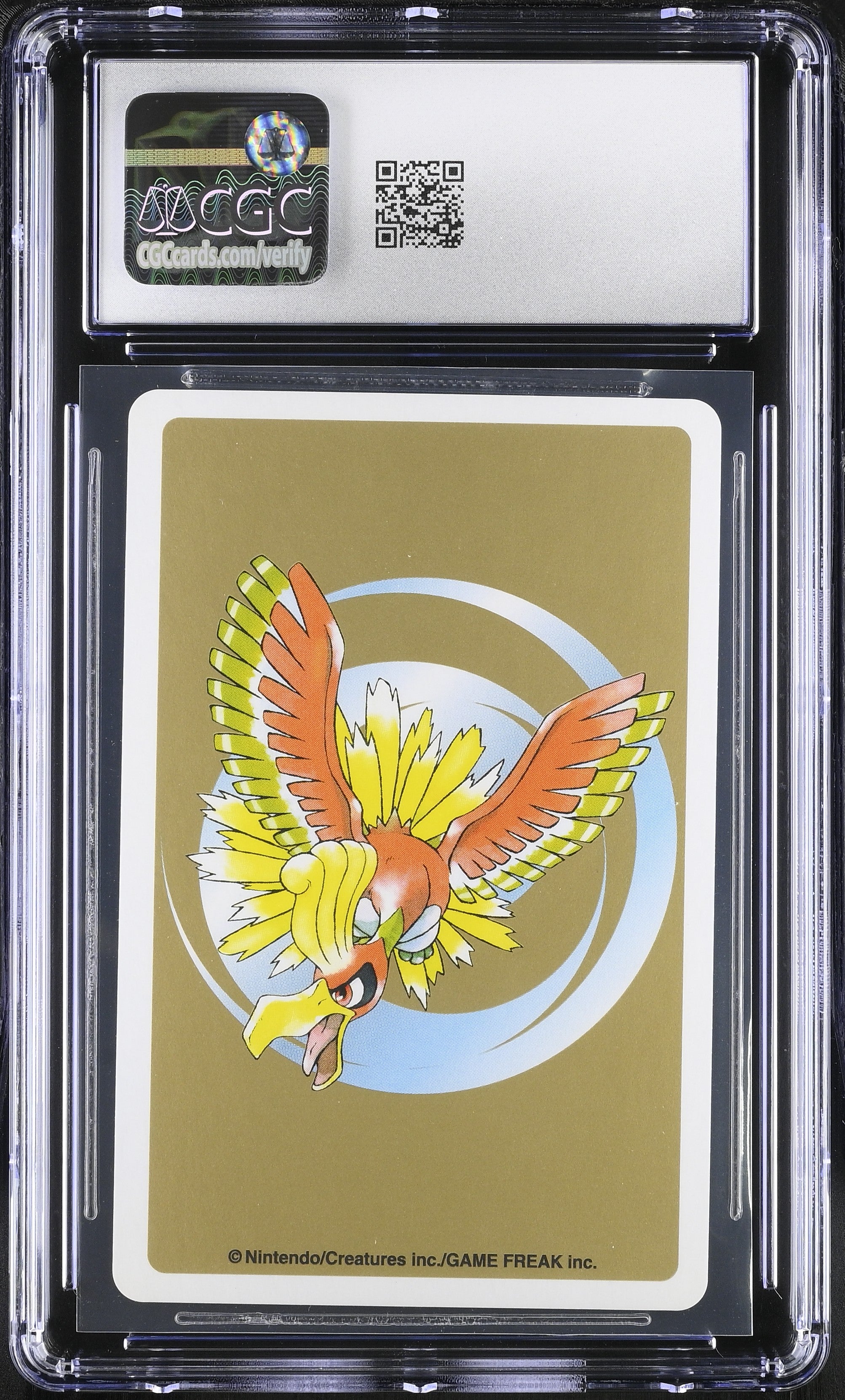 Stantler 8¦ CGC 9 Mint 1999 Poker Gold Deck Pokemon Playing Card Japanese
