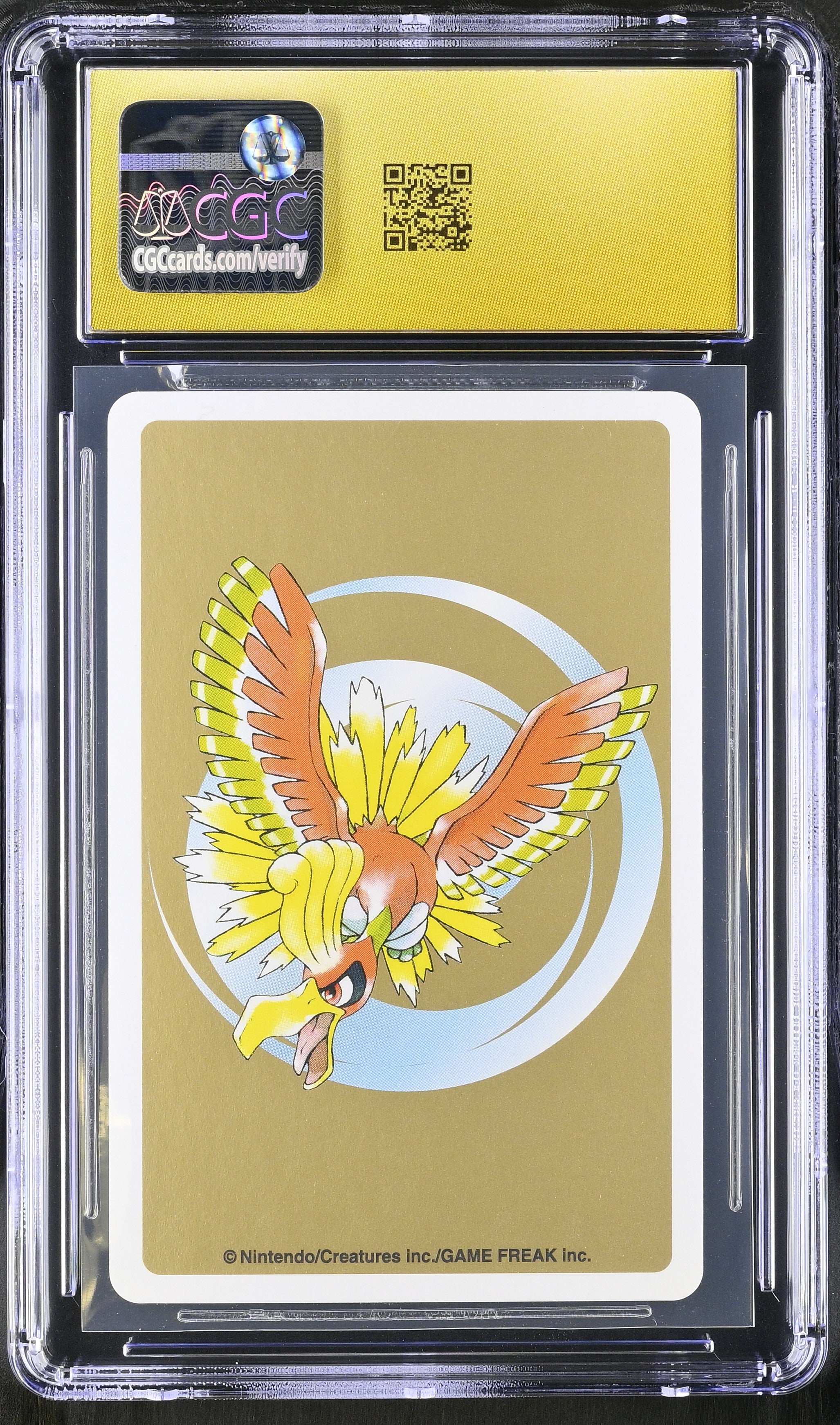 Dragonair 7 CGC 10 Pristine 1999 Gold Poker Deck Pokemon Playing Card Japanese