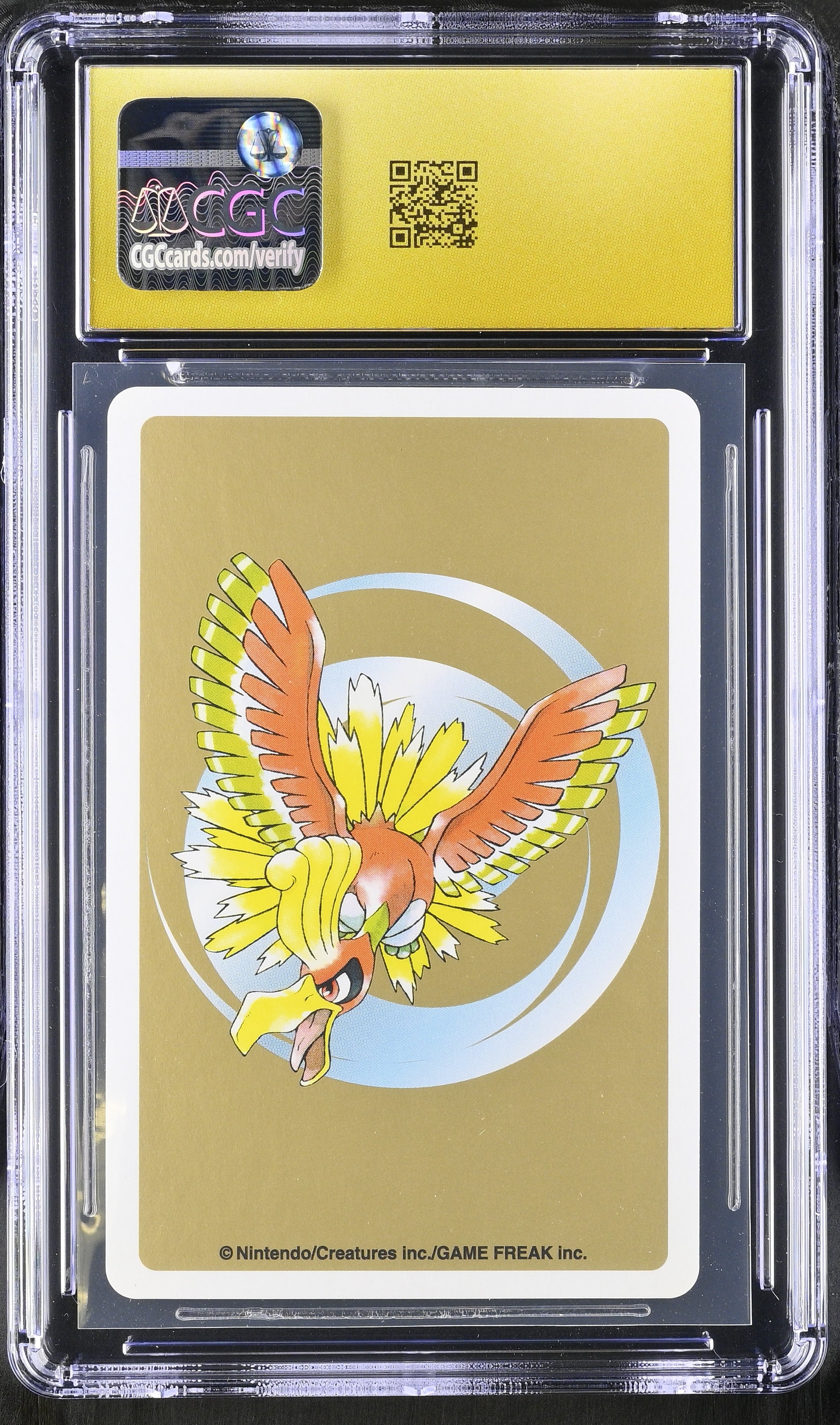 Abra 6 CGC 10 Pristine 1999 Gold Poker Deck Gold Deck Pokemon Playing Card Japanese