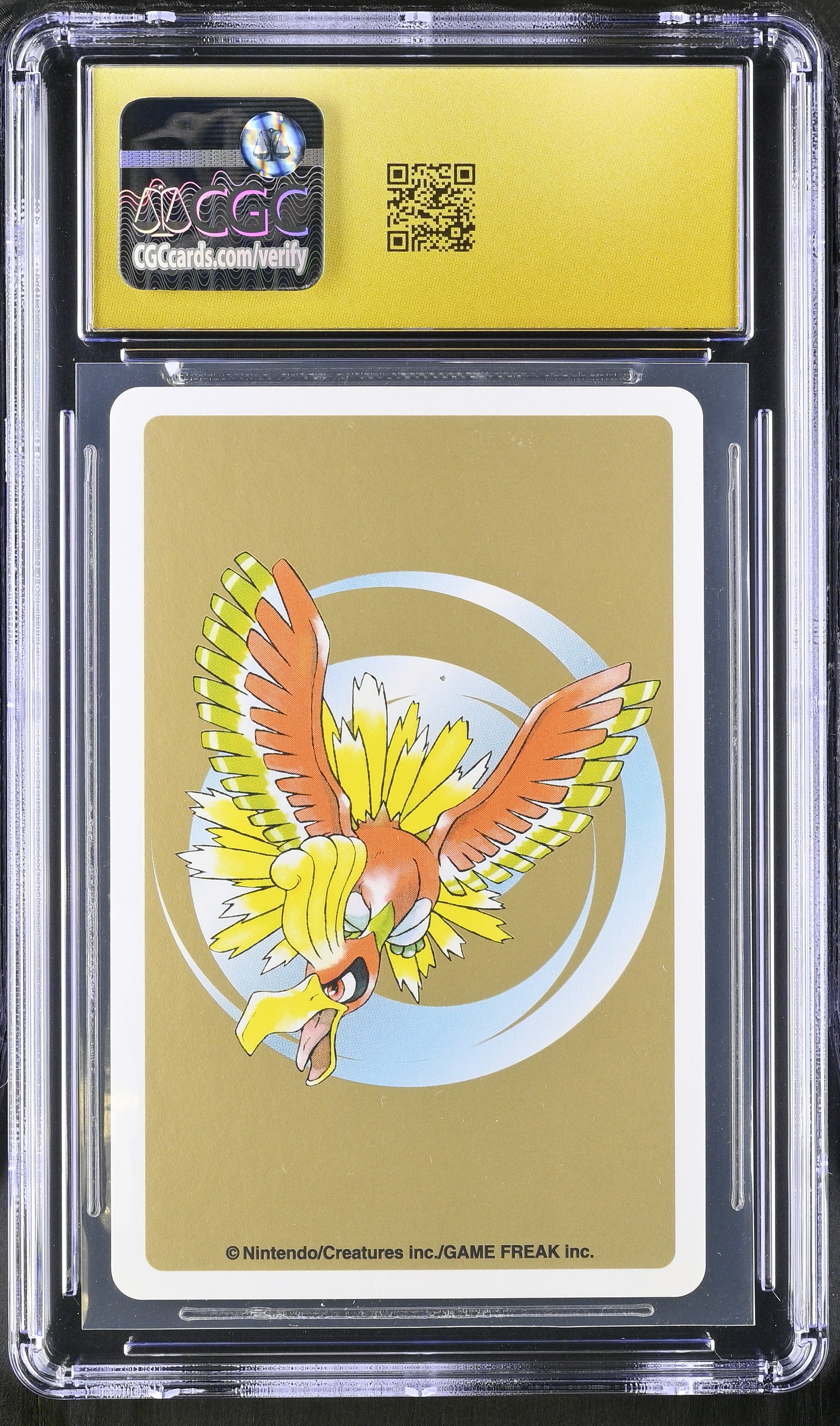 Forretress 5 CGC 10 Pristine 1999 Gold Poker Deck Pokemon Playing Card Japanese