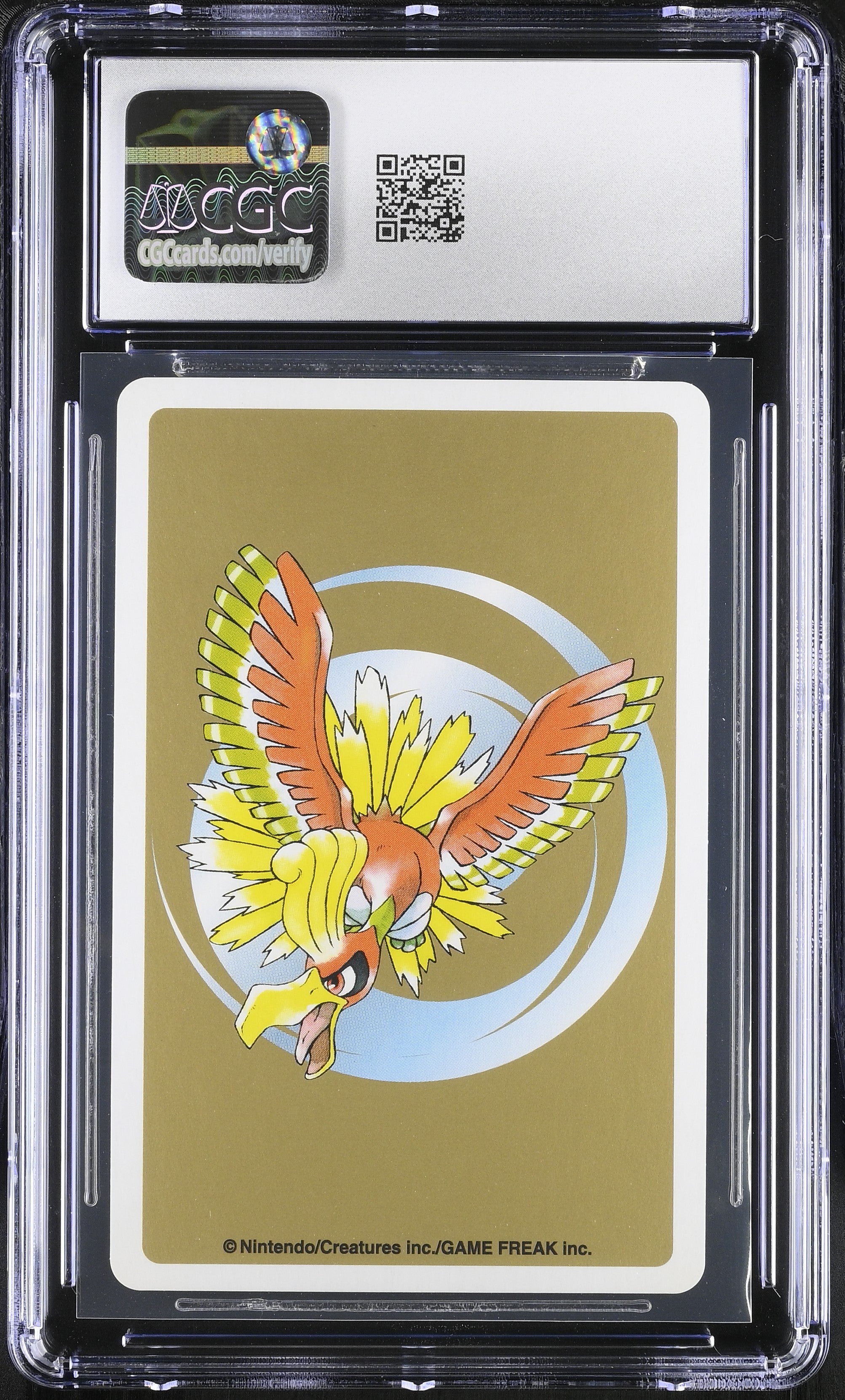 Quilava 7Ÿ CGC 9 Mint 1999 Poker Gold Deck Pokemon Playing Card Japanese